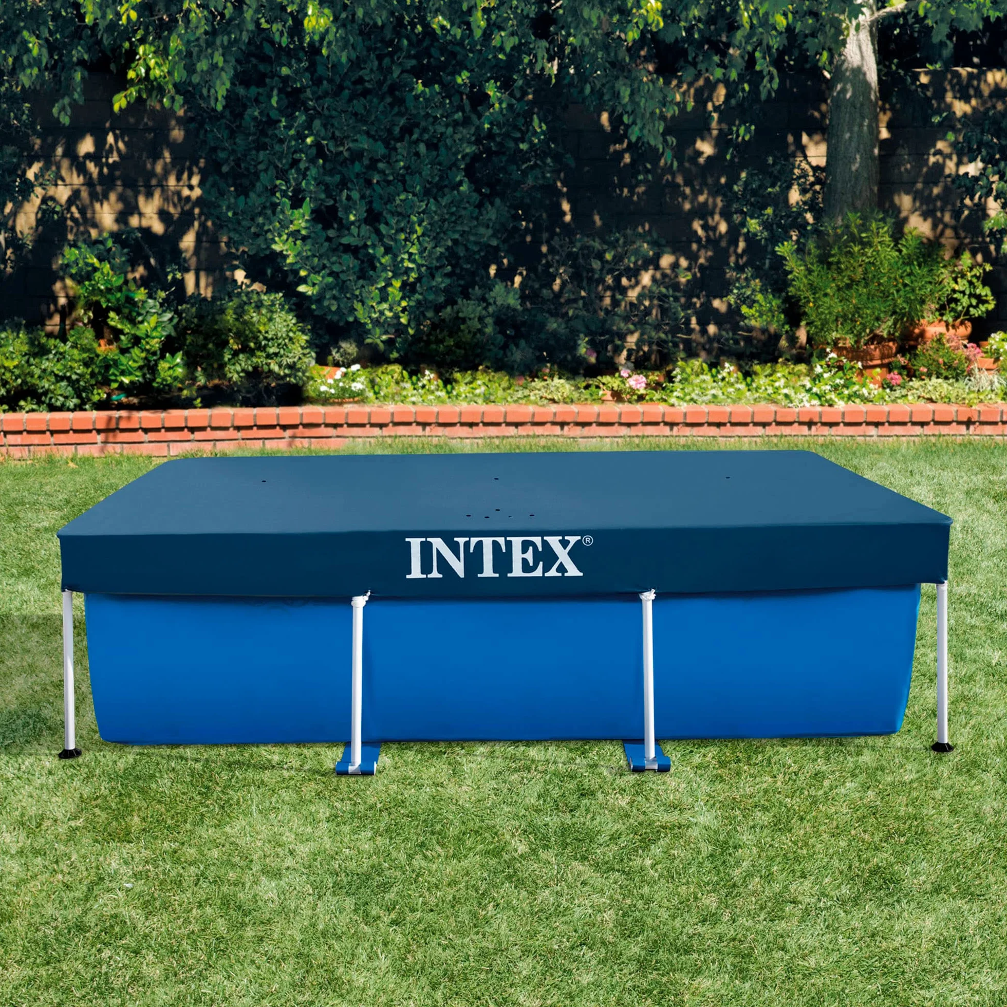 Intex bâche Protection Piscine rectangulaire Tubulaire 3m x 2m