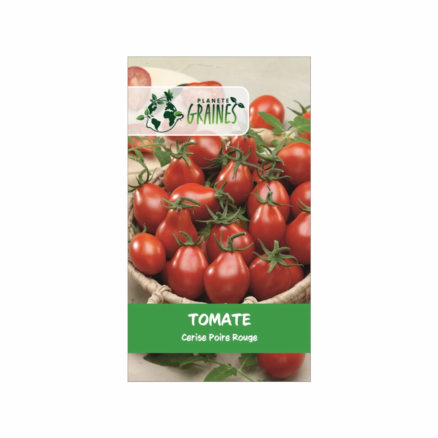 Graines de Tomate Cerise Poire Rouge Red Fig - Variété Ancienne - Sachet de Semences Potagères