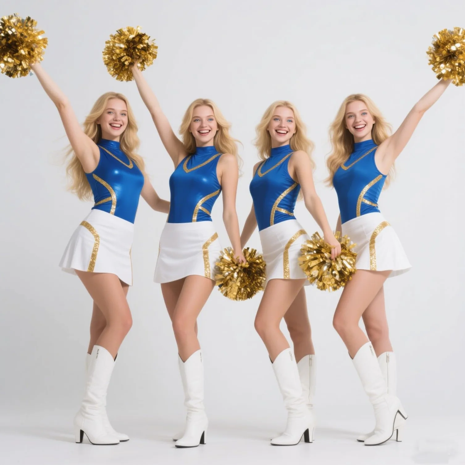 Cheerleading Pom Poms Sport Cheers Ball 12 Pièces