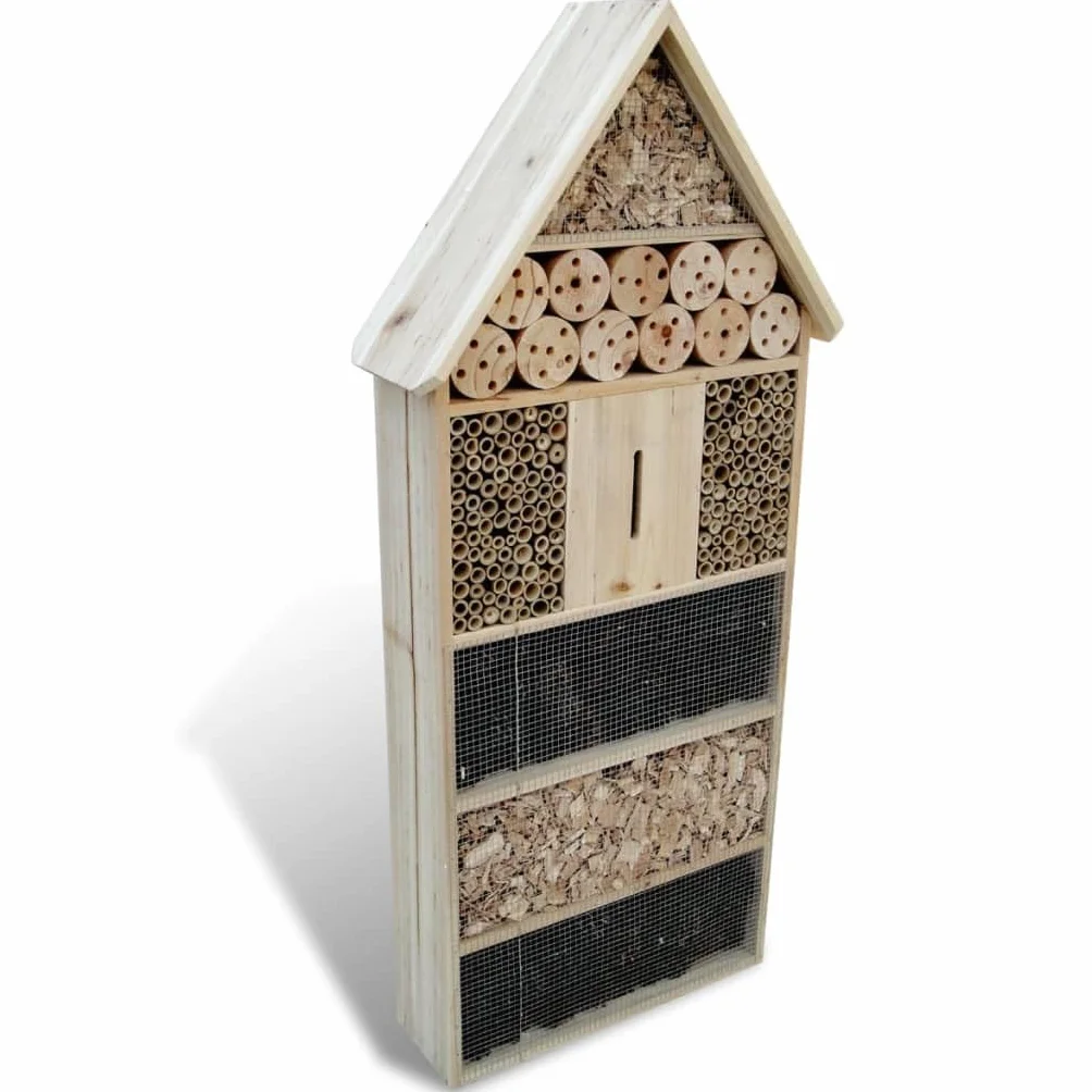 vidaXL Hôtel à Insectes XXL 45,5x15x99 cm en Bois Maison abri pour Insectes