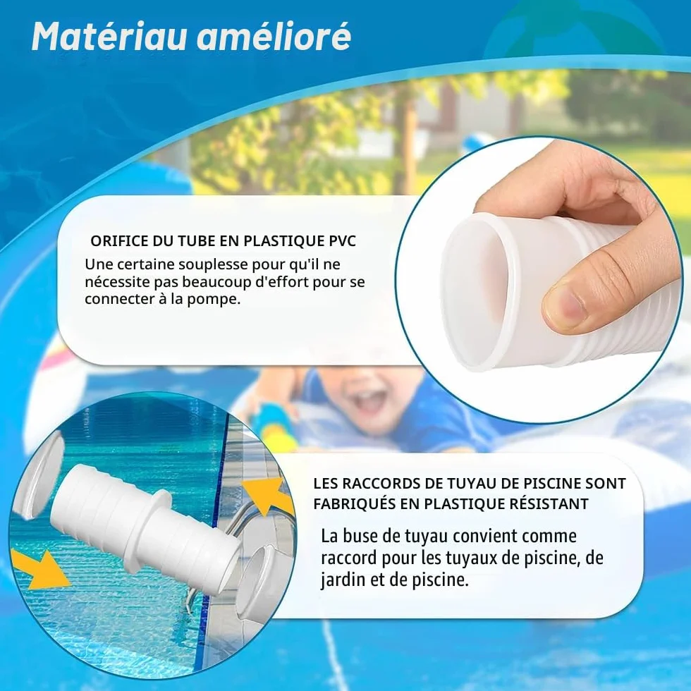 Tuyau piscine 32mm 150cm Intex 300 GPH 530 GPH 1000 GPH