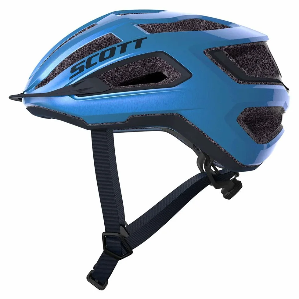 Scott Arx Plus MIPS Casque de vélo de route Bleu métal 2025 Taille M