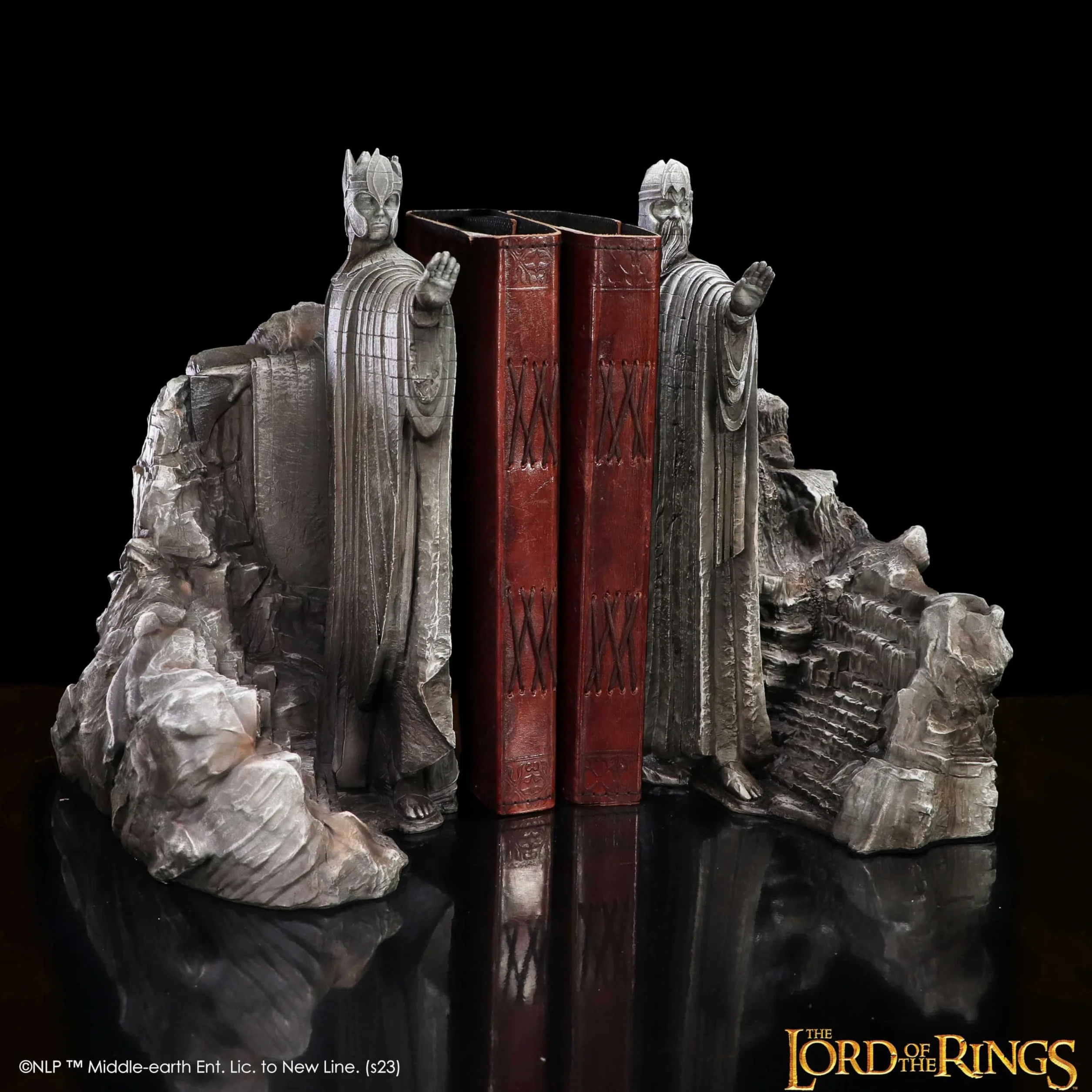 Nemesis Now Le Seigneur des Anneaux Serre-Livres Porte d'Argonath 19 cm Résine Gris
