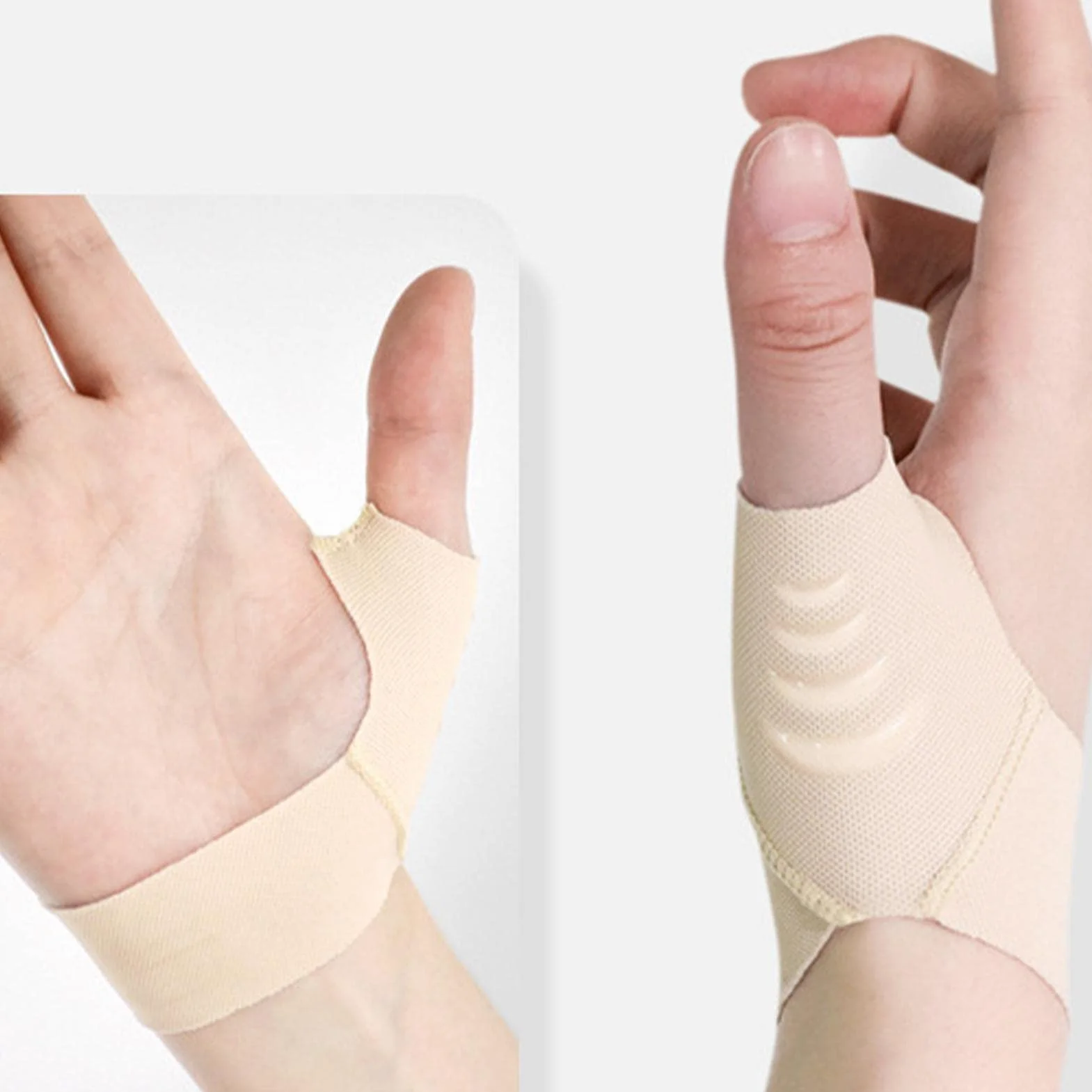 Pouce Poignet Couche Élastique Soutien - Orthèse Souple pour Homme et Femme
