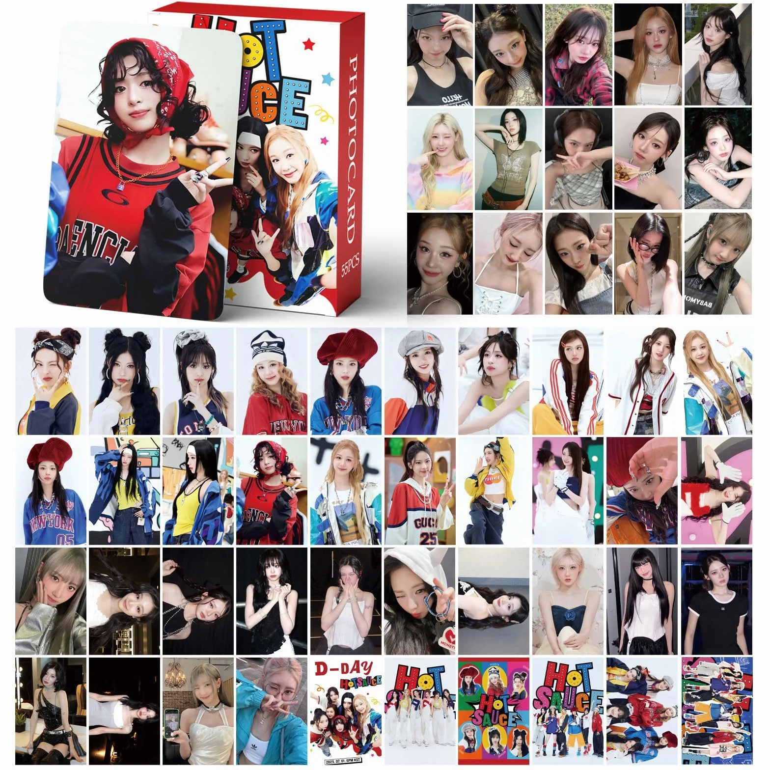 Choom Album Cadeau 182 Cartes Photos 100 Autocollants Album Cordon Porte-Cartes