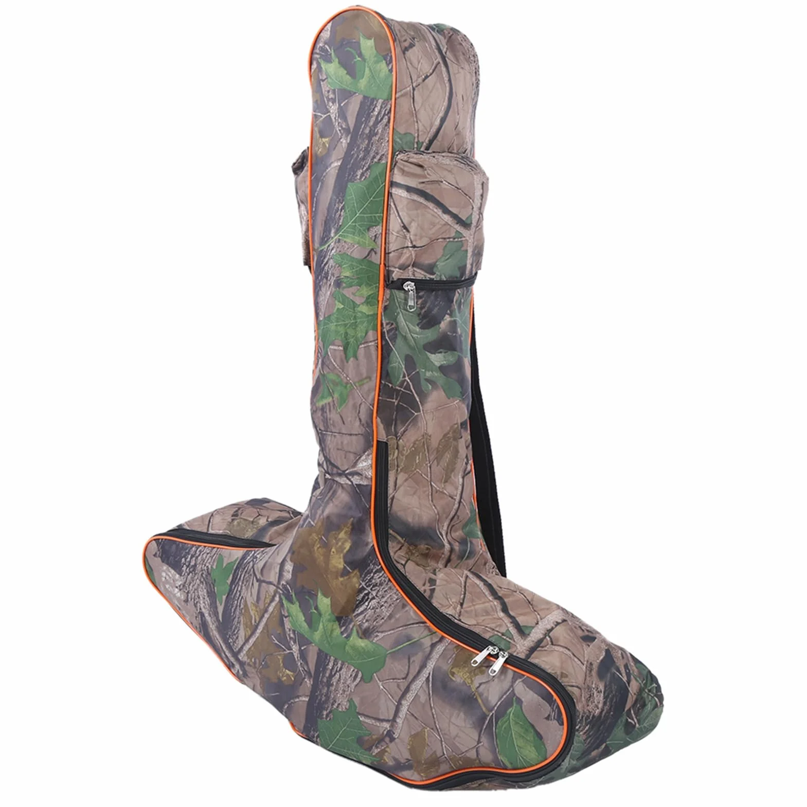 Sac de Rangement pour Arbalète, Sac à Arc en Forme de T avec Bretelles Réglables et Poches à Double Fermeture éclair, pour étui de Chasse au Tir à l'arc et Compétition en Plein Air