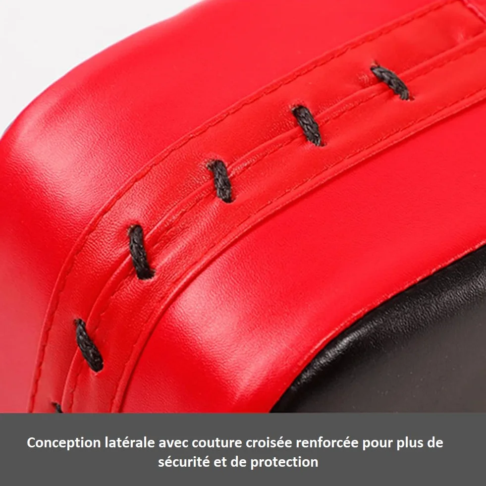 Bouclier de Frappe – Pao de Boxe & MMA | Coussin de Frappe Enfant & Adulte | Cible d’Entraînement Taekwondo, Muay-Thaï, Karate | Poignée Renforcée – Résistant, Antidérapant et Ultra Absorbant