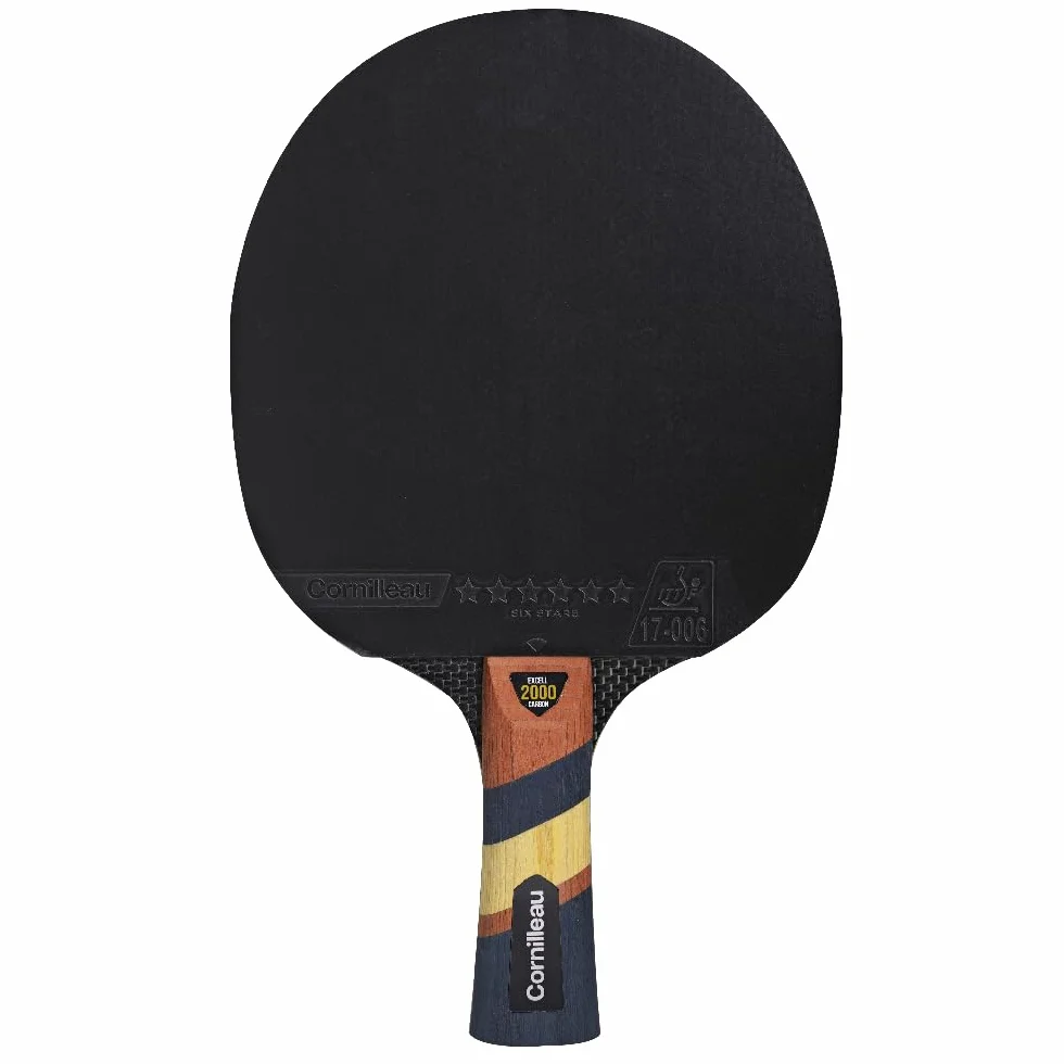 CORNILLEAU Excell 2000 Carbon Raquette de ping-pong d'intérieur Off/Off+ ITTF 6 étoiles