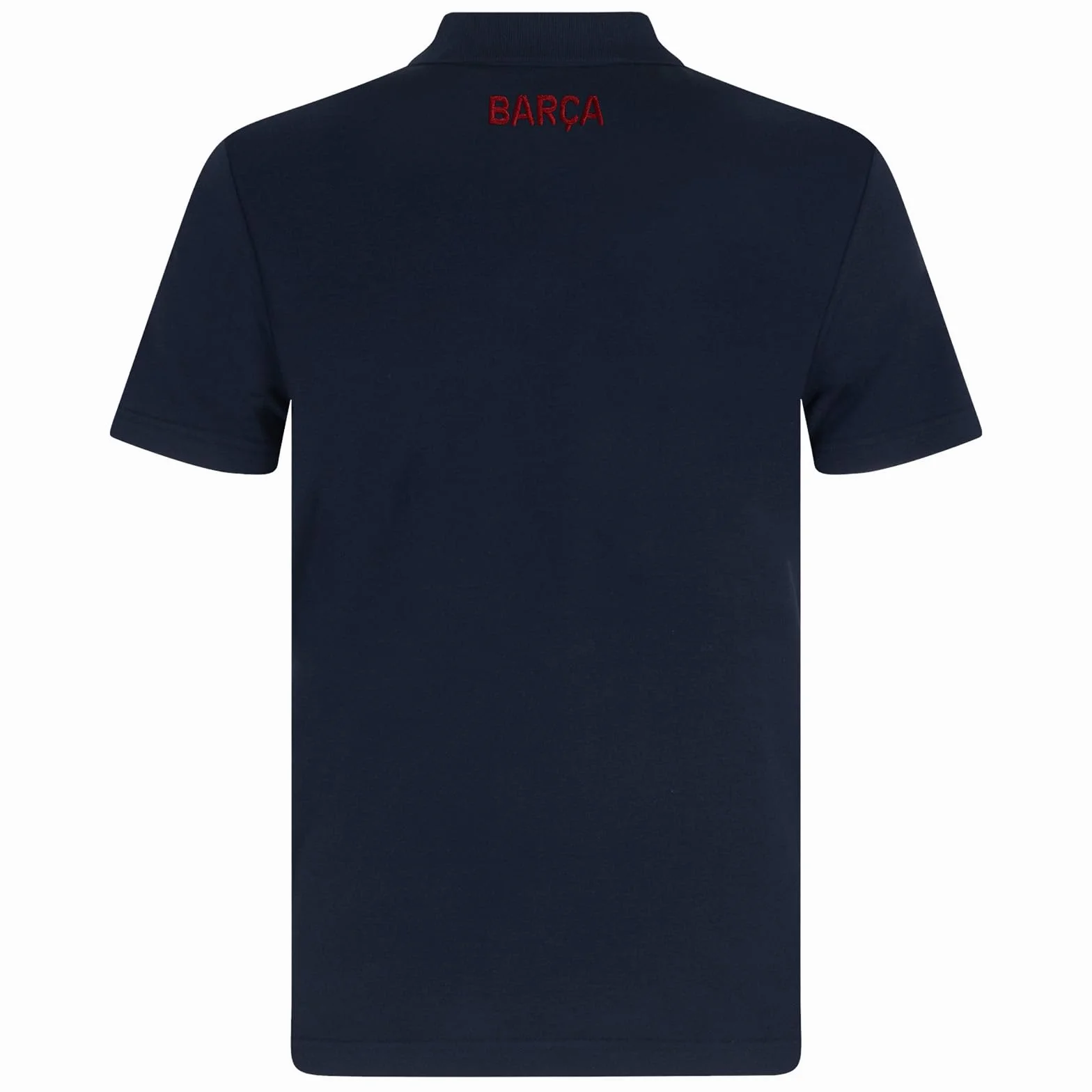 FC Barcelone Officiel - Polo de Football pour Homme - avec Blason Officiel - Bleu Marine