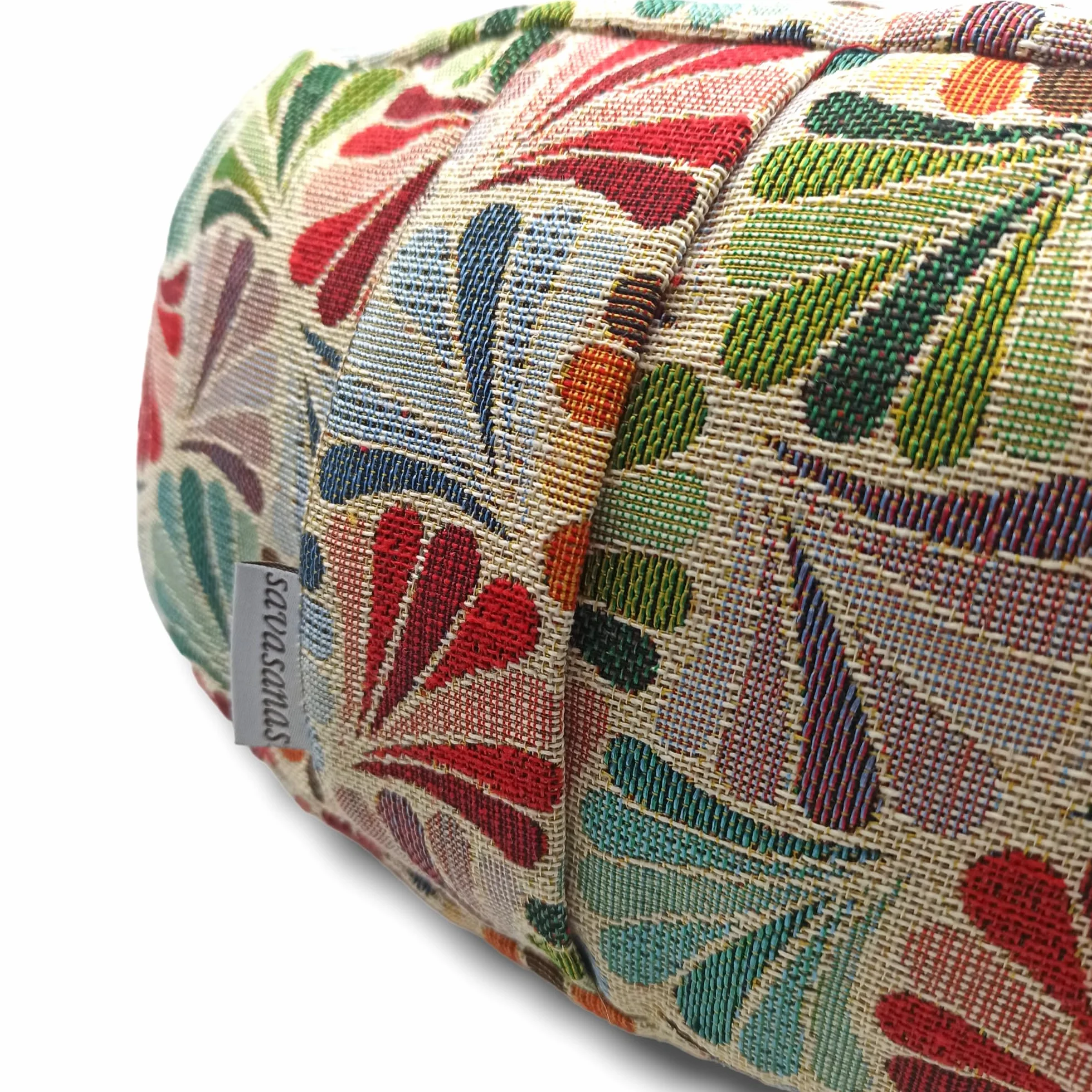 Coussin Yoga éventail, zafu, Coussin Meditation, Coussin Demi Lune, zafu Meditation, zafu Demi Lune, Coton et cosses de Sarrasin, Fait à la Main à Barcelone