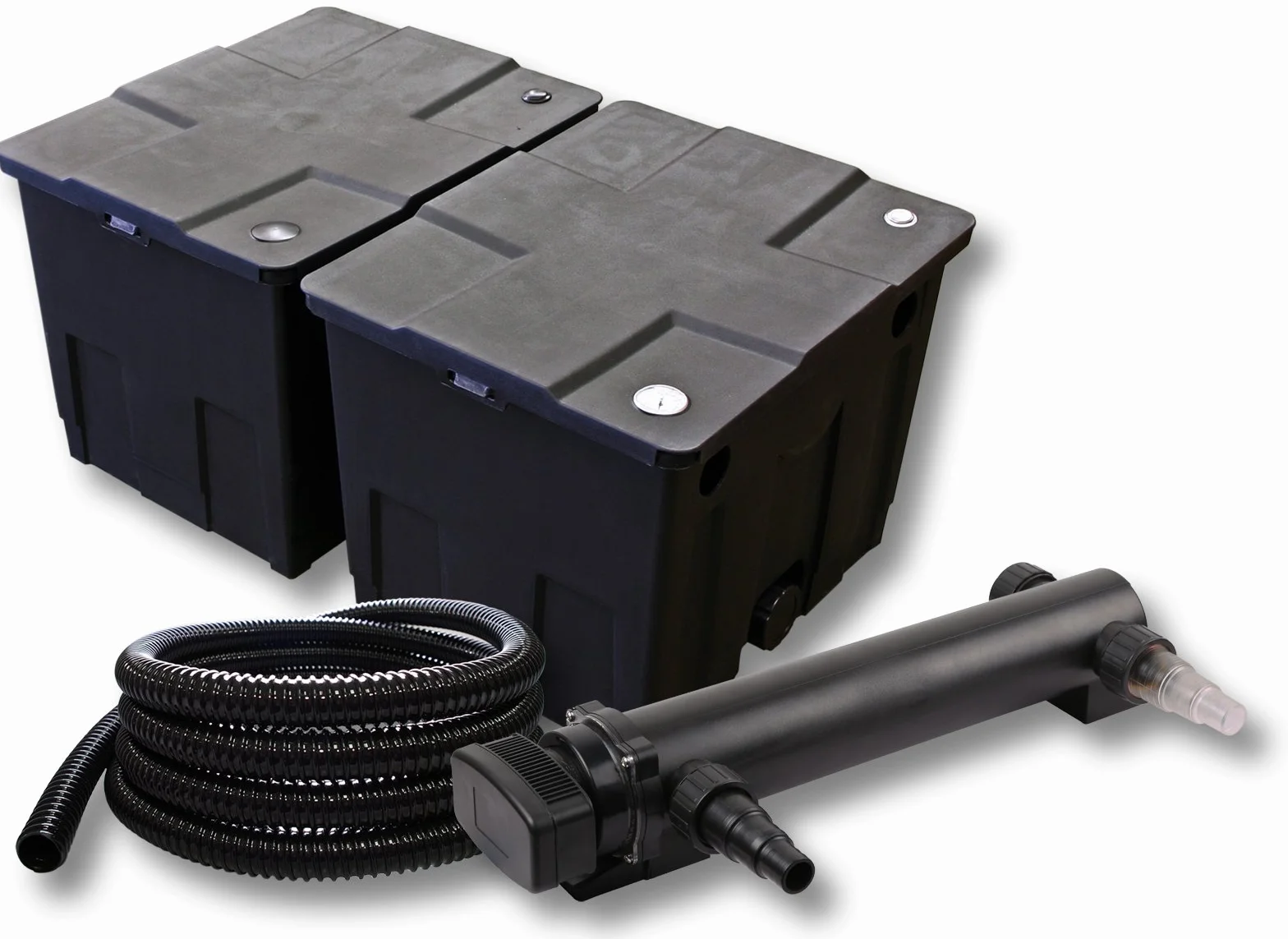 SunSun CBF-350B CUV-336 Filtre de bassin biologique 60000 L Lampe UV UVC Clarificateur 36W Tuyau 25mm