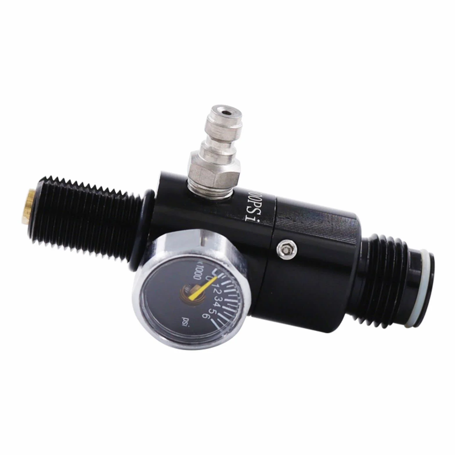 TUXING Régulateur de réservoir d'air de Paintball 4500PSI, Régulateur de Paintball Durable en Aluminium, pour l'industrie, M18*1.5, (Entrée 4500psi, Sortie 2200psi)