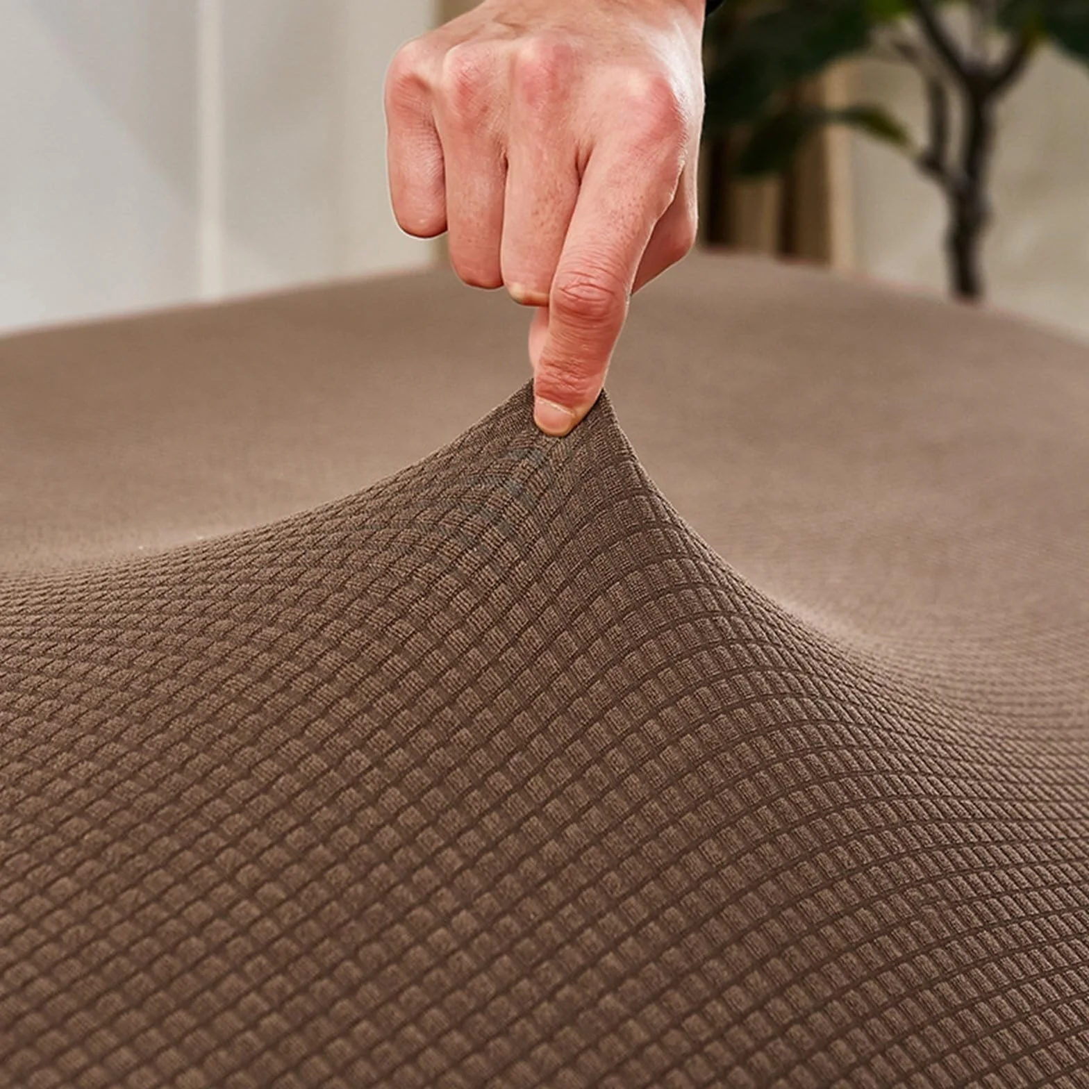 Housse De Canapé Sans Accoudoirs 2 3 Places Jacquard Extensible Imperméable Résistant Aux Taches Anti-dérapant Lavable (Multi-colored 190-210cm)