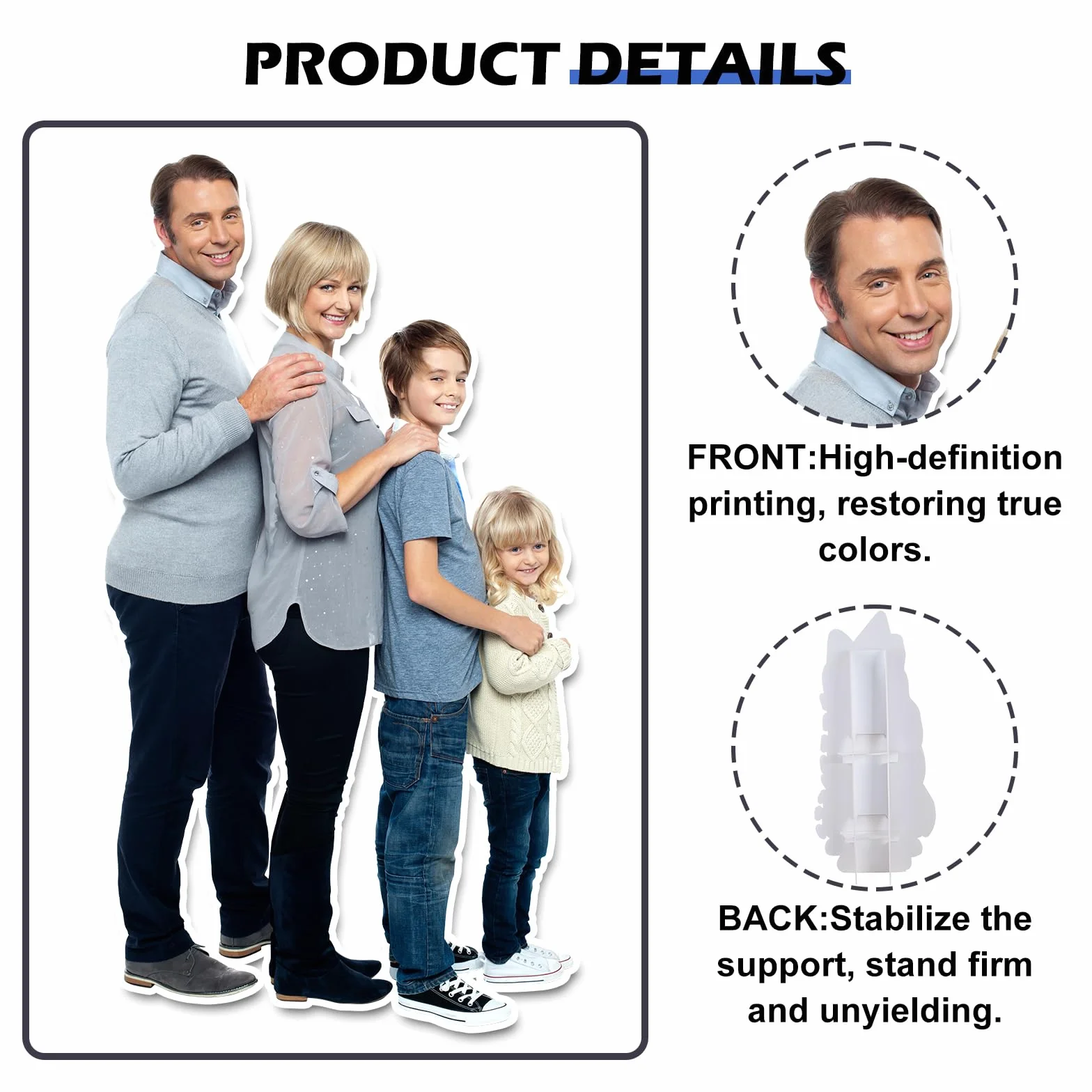 Figurine Carton Personnalisée Grandeur Nature Découpe sur Mesure Silhouette Life Size Cadeau Mariage