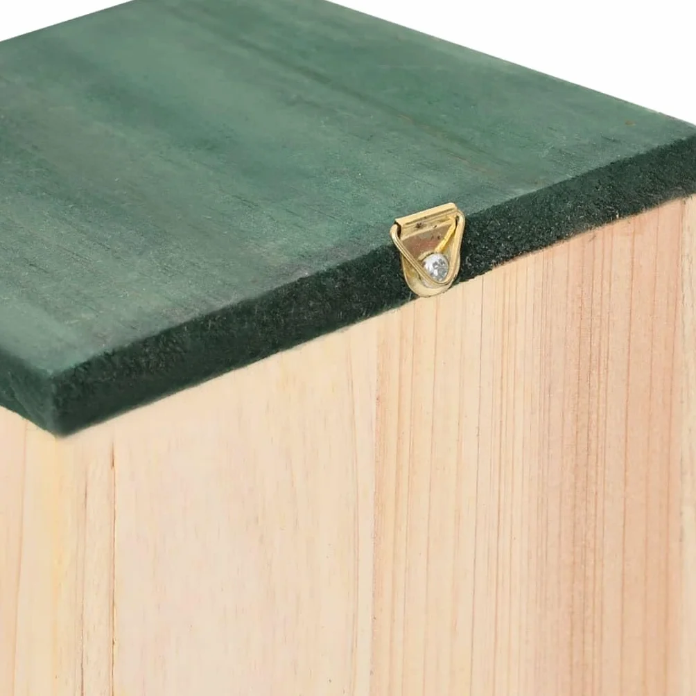 vidaXL 4X Nichoirs en Bois de Pin pour Oiseaux Jardin Extérieur