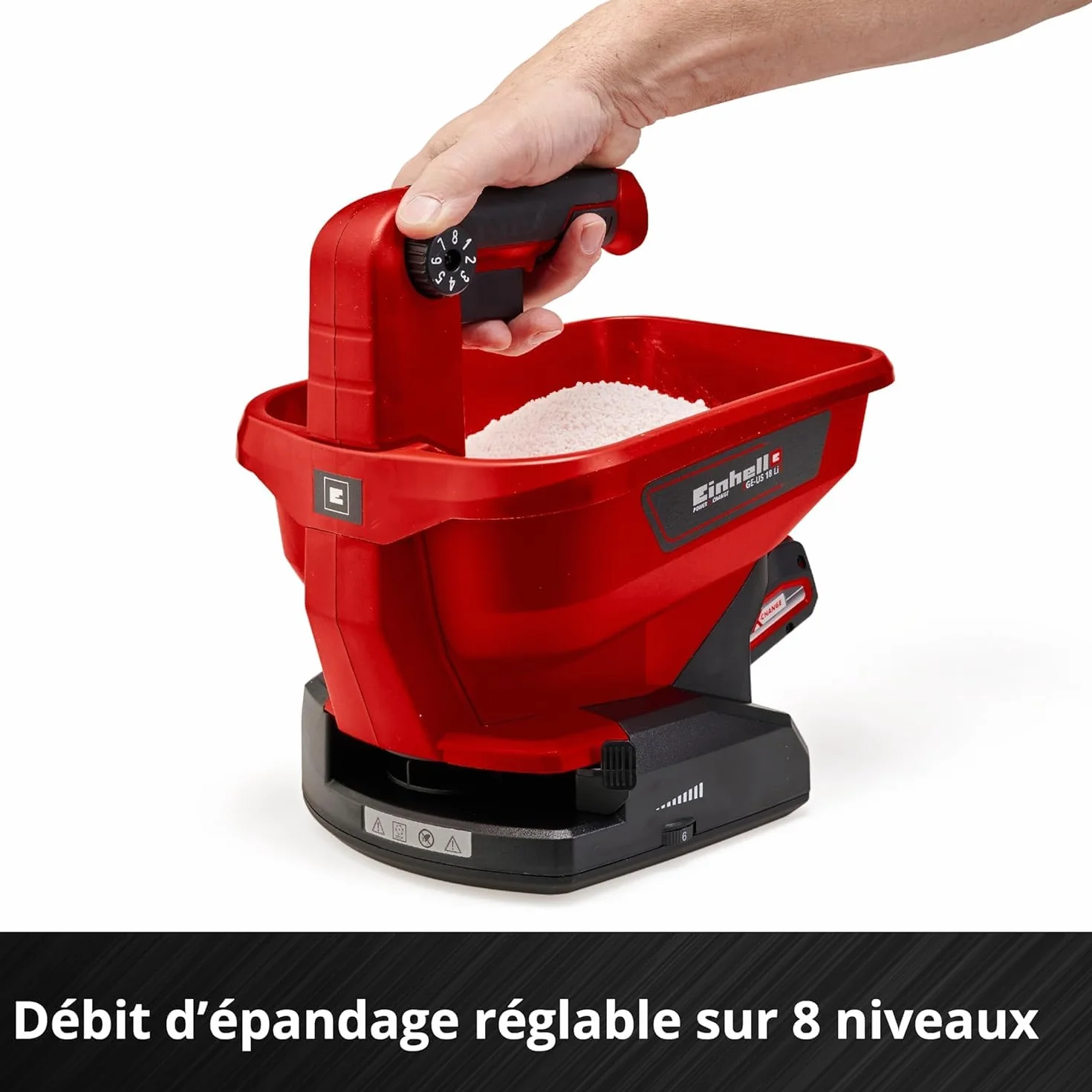 Einhell GE-US 18 Li-Solo Power X-Change Épandeur sans fil 18V lithium-ion 3,3 litres