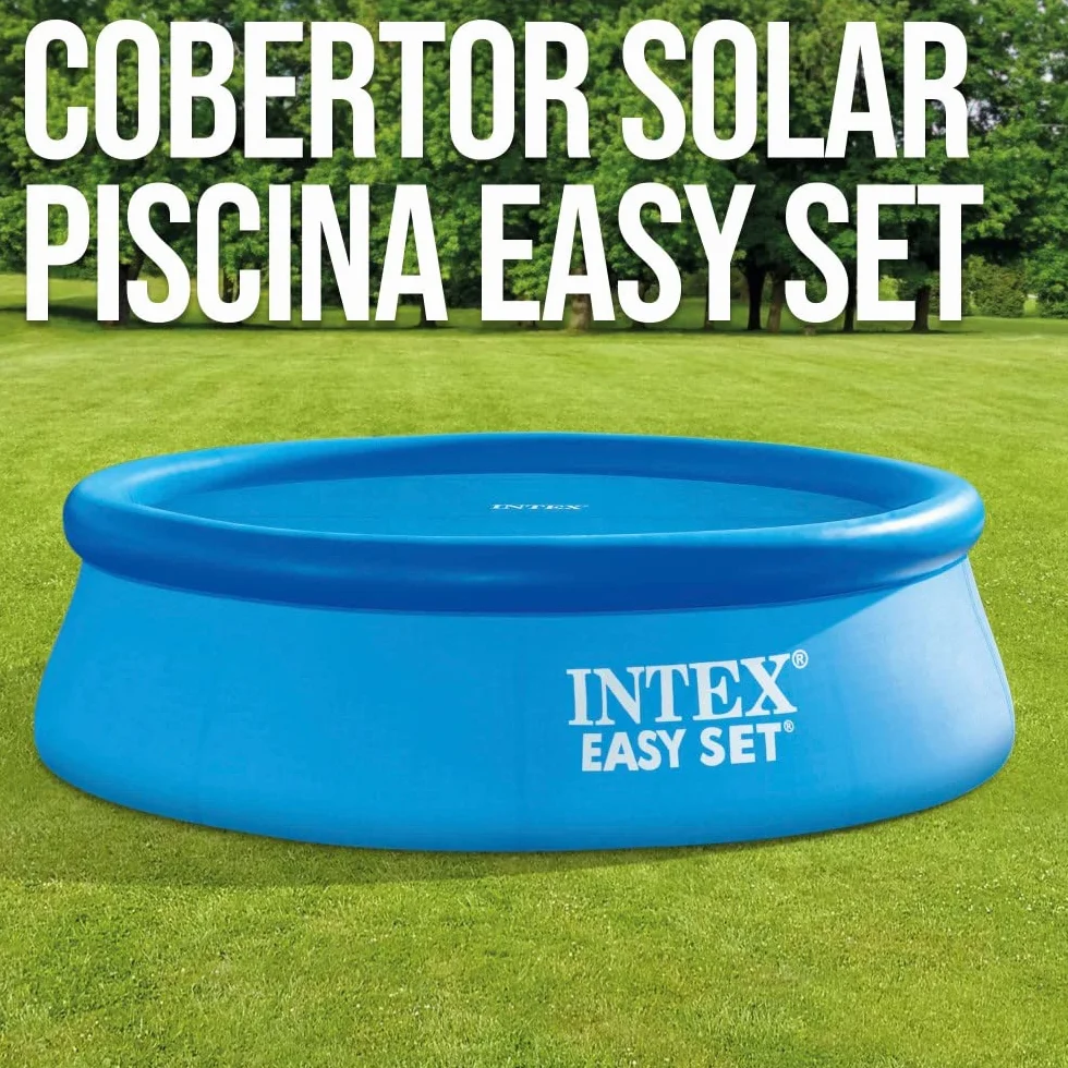 Intex Bâche Solaire Piscine Easy Pool 244 cm Bleu