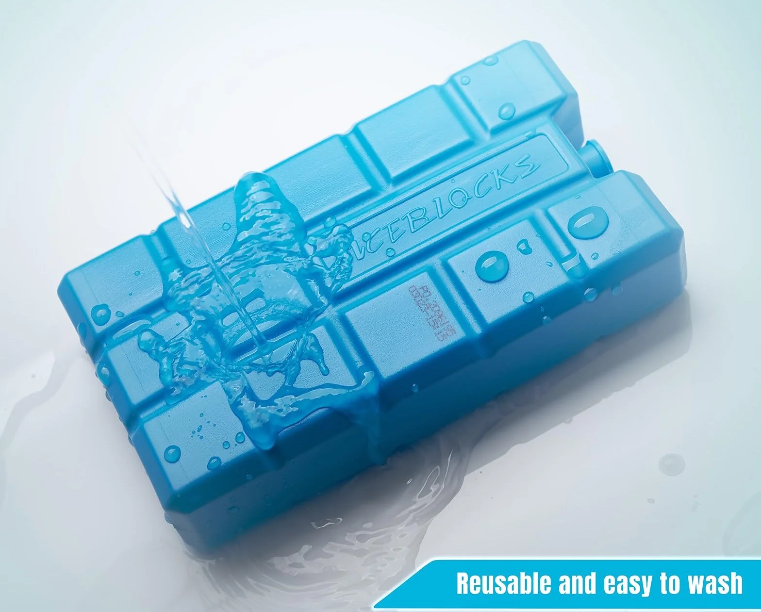 Blocs de congélation 400ml Pack de 2-4 pour glacières Sacs isothermes