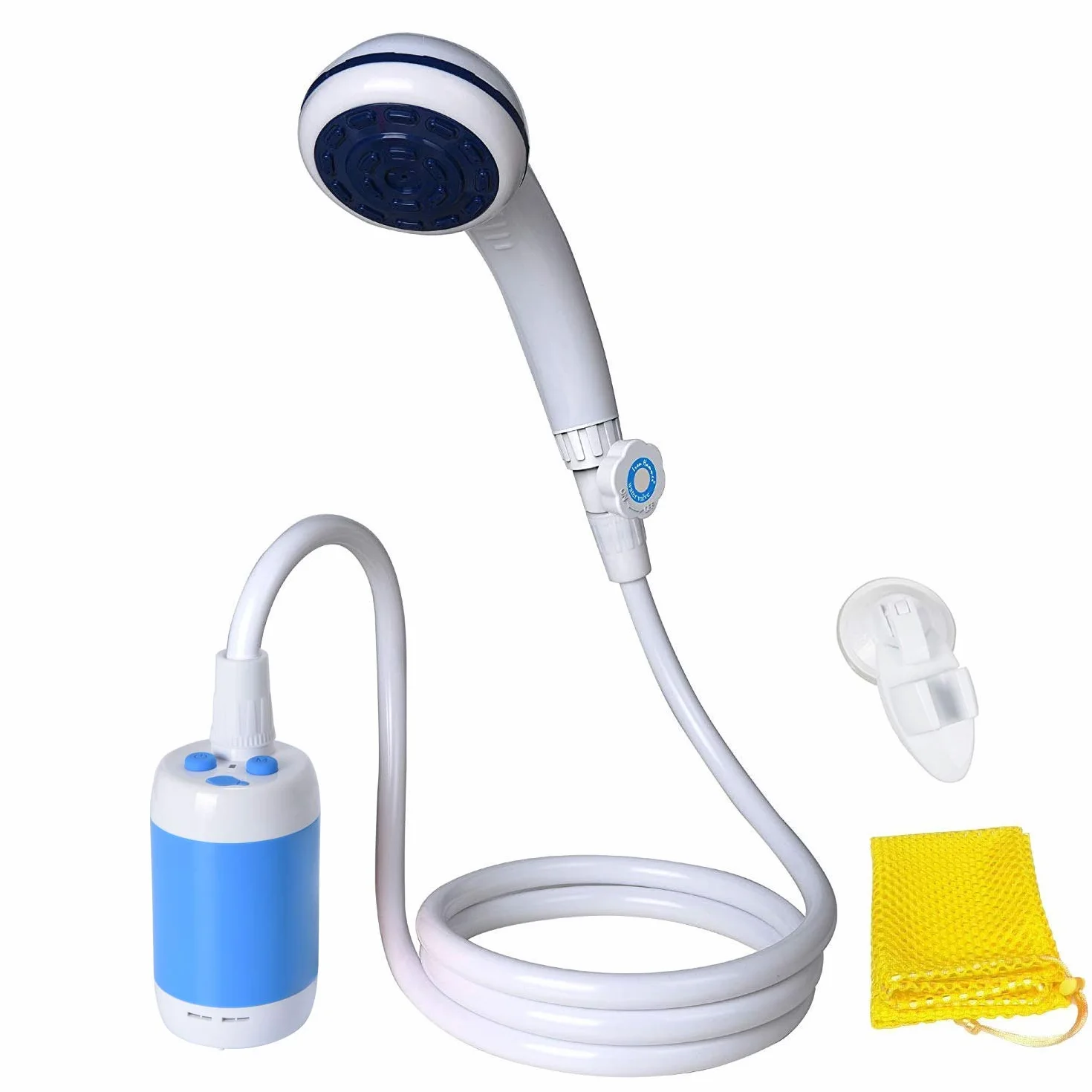 Laserbeak Douche Portable Douche de Camping avec Tête de Douche Vanne D'arrêt et Batterie 4800mAH intégrée