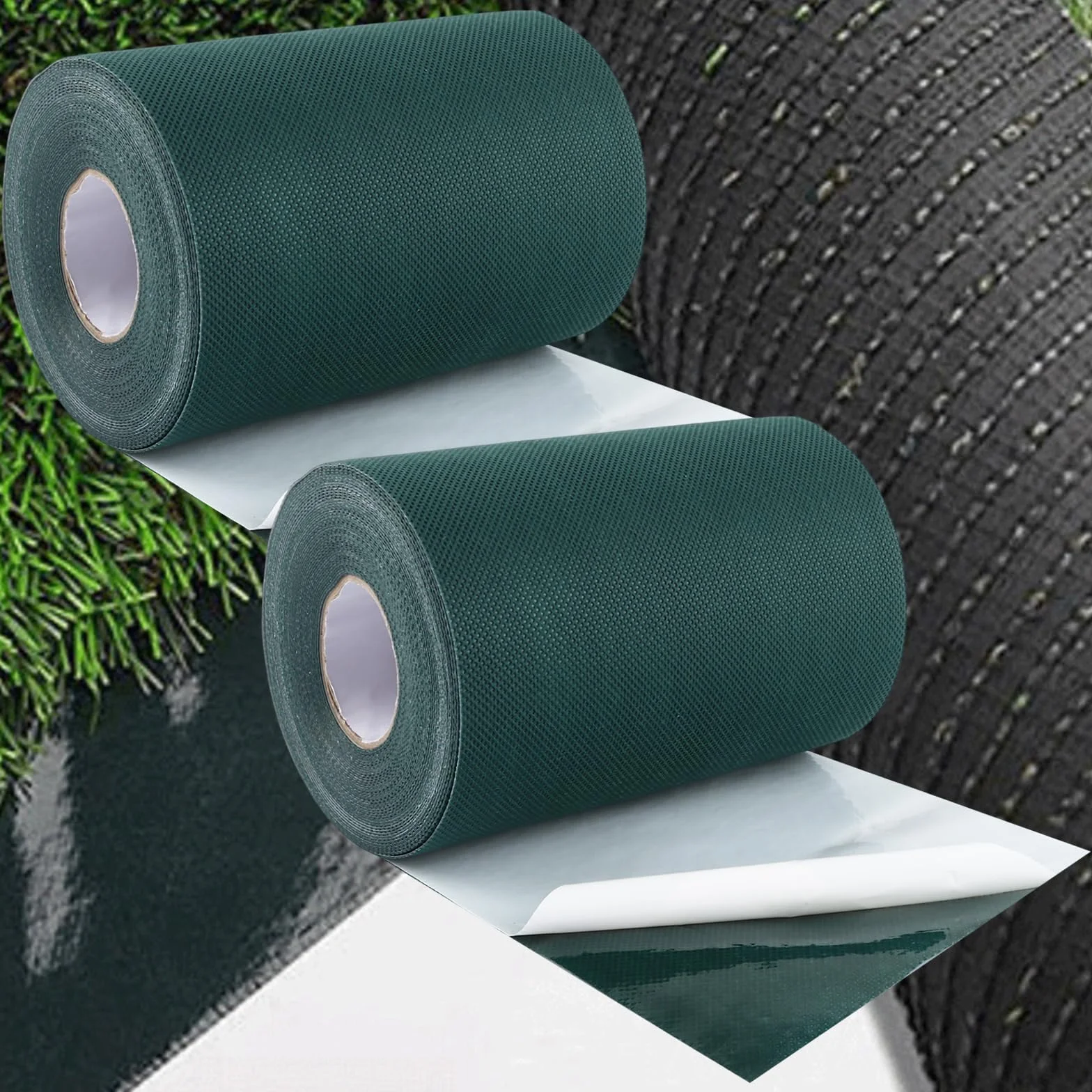 DAJAVE Lot de 2 rubans adhésifs pour gazon artificiel 150 mm x 15 m