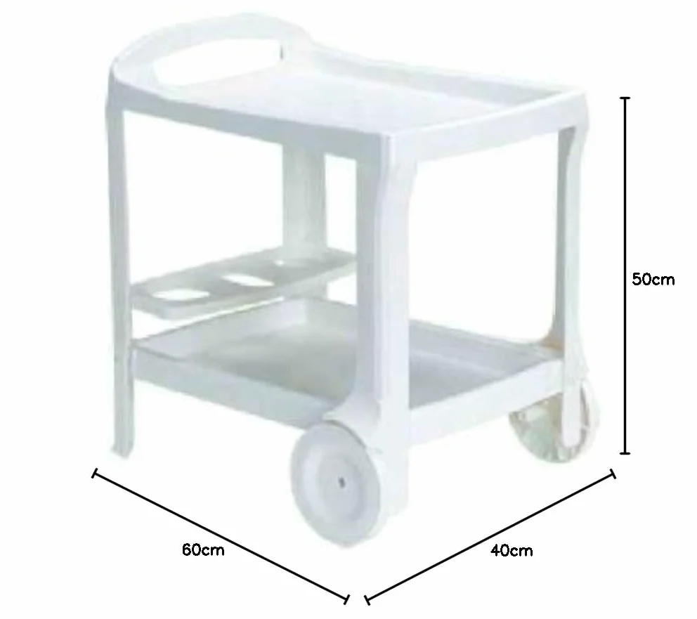 Bica Borneo Chariot de service en plastique