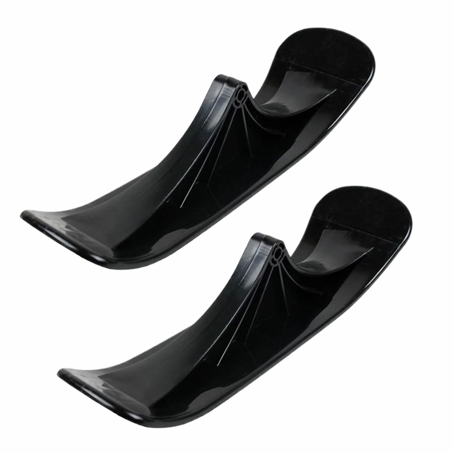 Generisch 1 paire de transformation pour trottinette à neige, kit de conversion portable pour ski et skateboard, luge, pour les terrains de neige, les stations de skateboard et l'extérieur, 1 paire