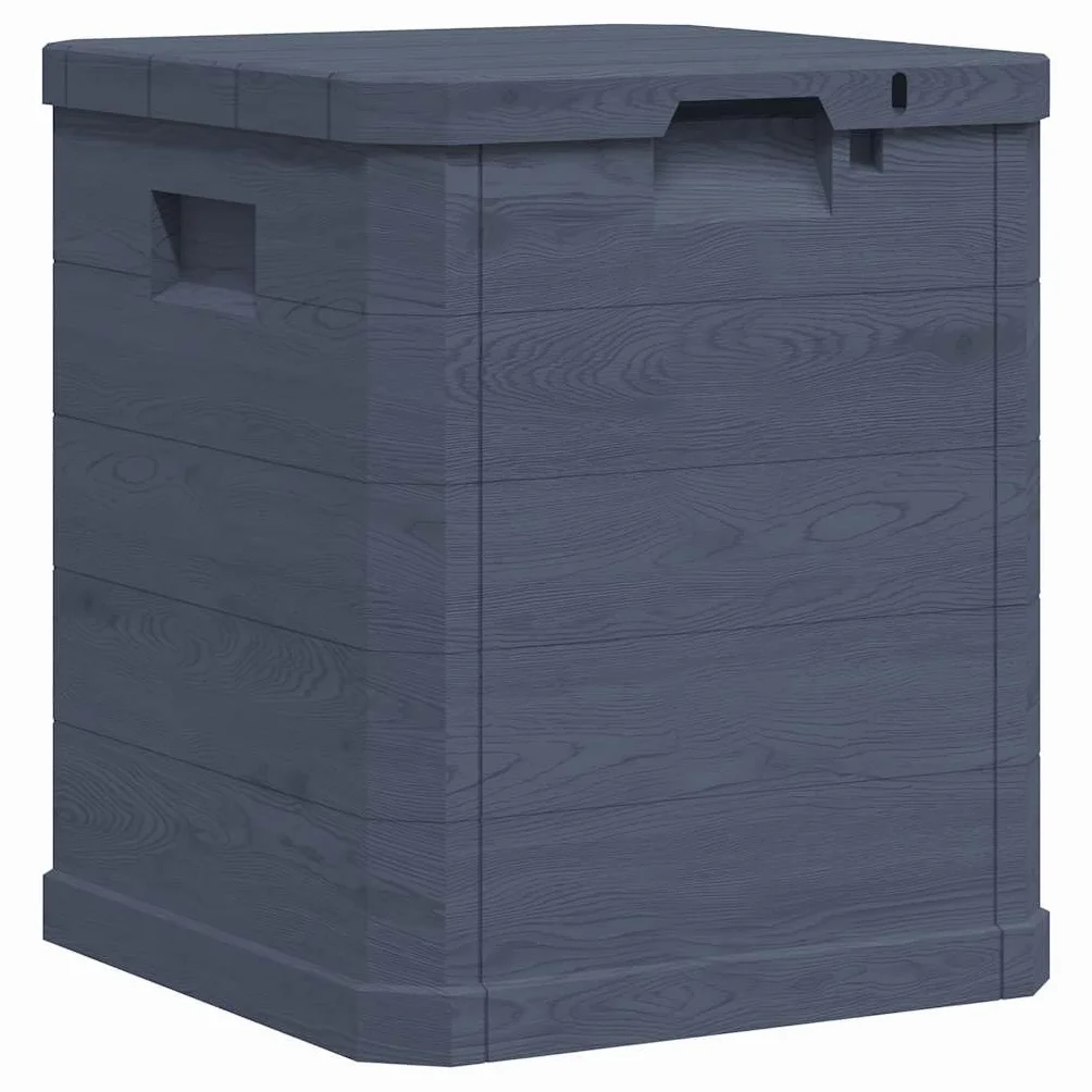 vidaXL Boîte de Rangement Jardin Coffre Stockage Extérieur Anthracite
