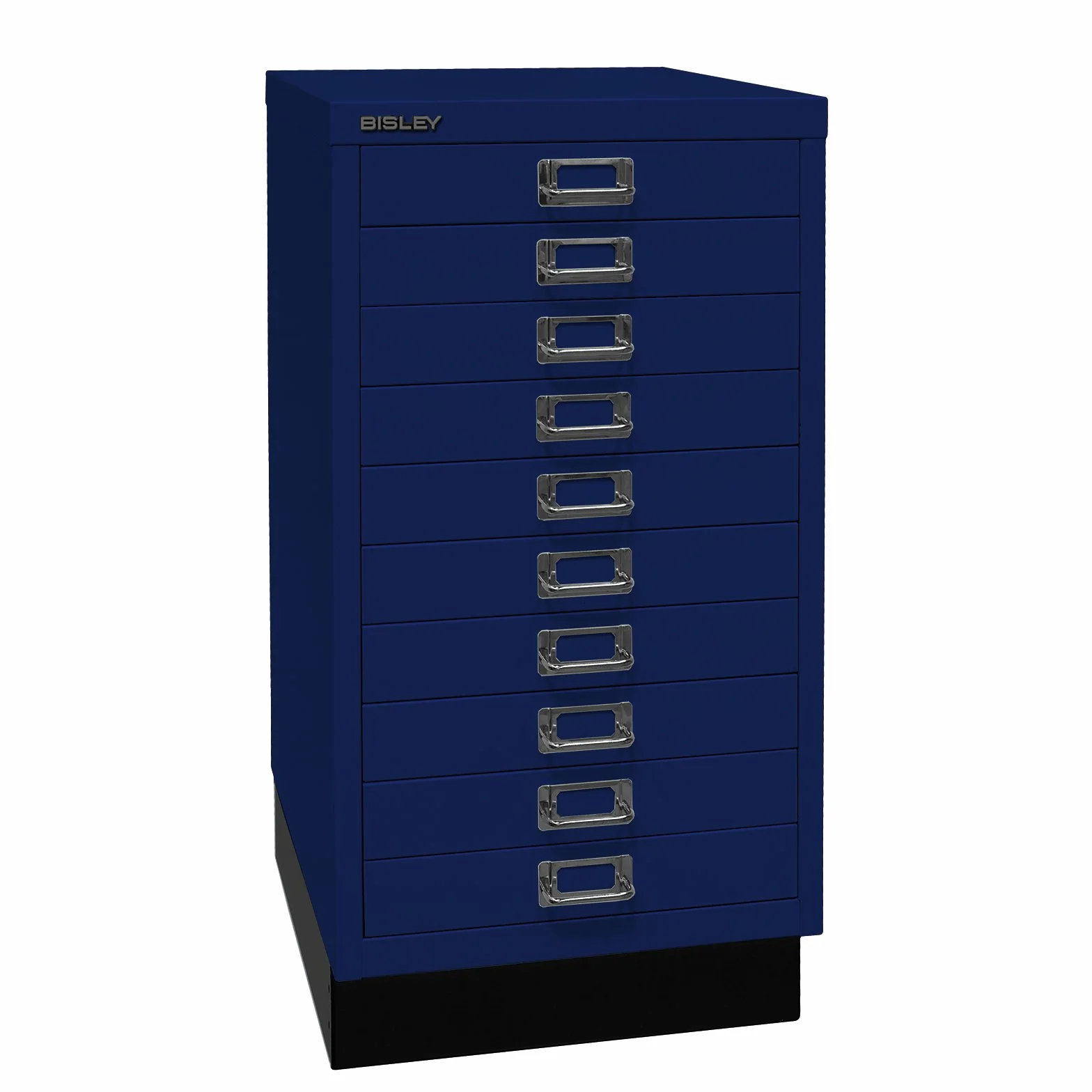 BISLEY MultiDrawer Série 29 Socle DIN A3 10 tiroirs métal Noir 43,2 x 34,9 x 67 cm