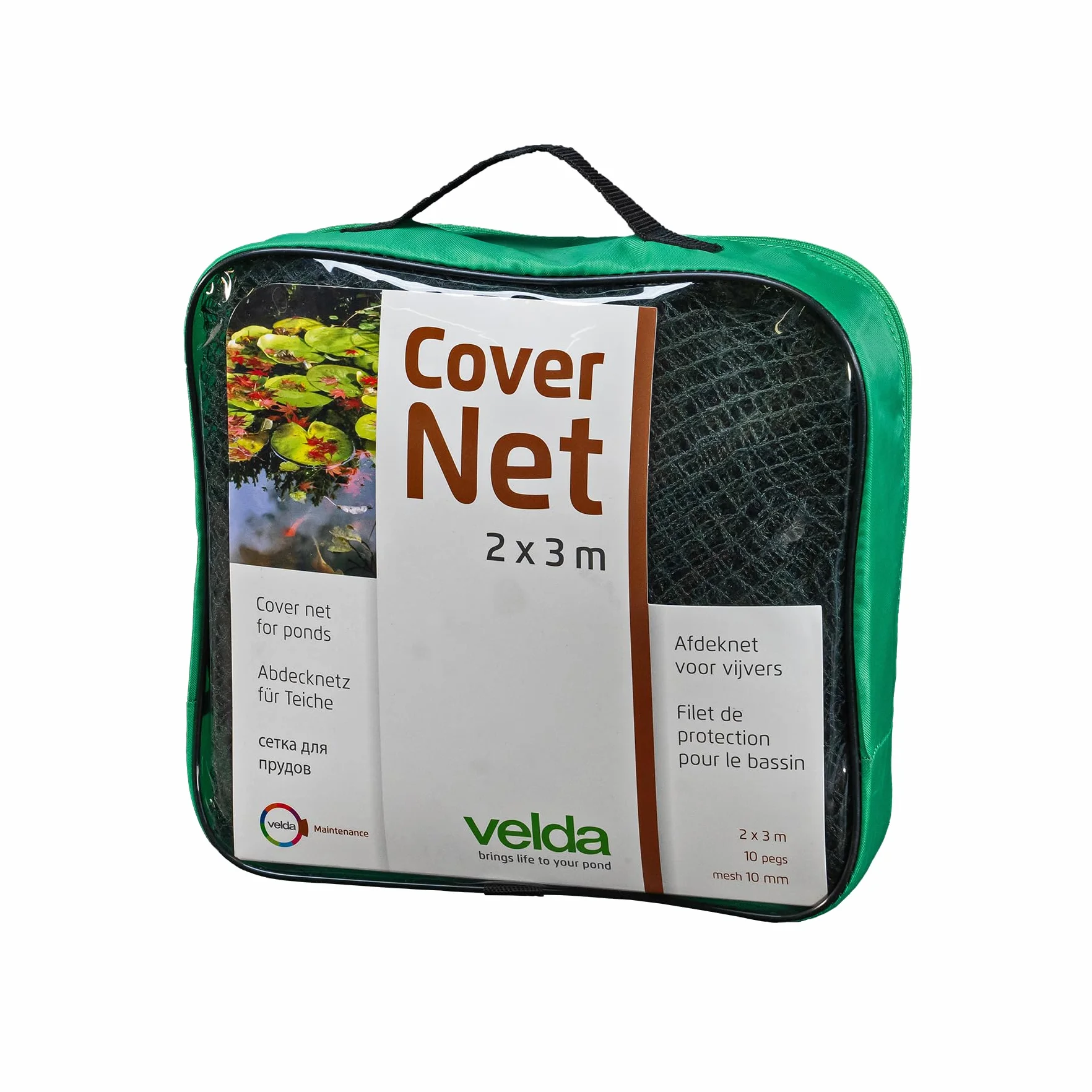 VELDA Filet de Bassin à Mailles Fines 2 x 3 m - Filet de Protection Contre Les Oiseaux et Hérons - Maille Fine
