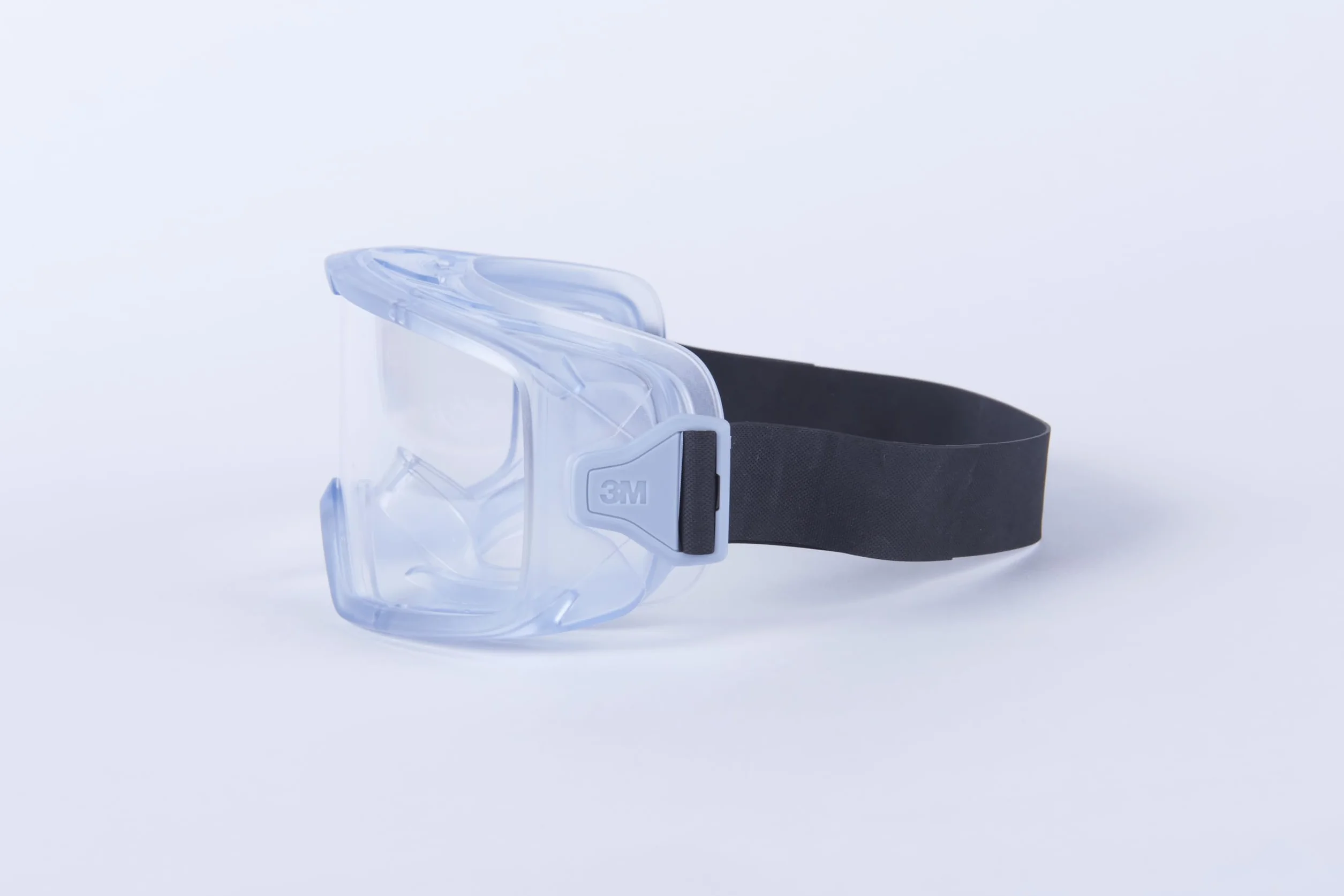 Lunettes-masques de protection 3M GoggleGear série 3000, joint PVC, optique en acétate incolore AF, sangle néoprène, GG3201-AAF EU