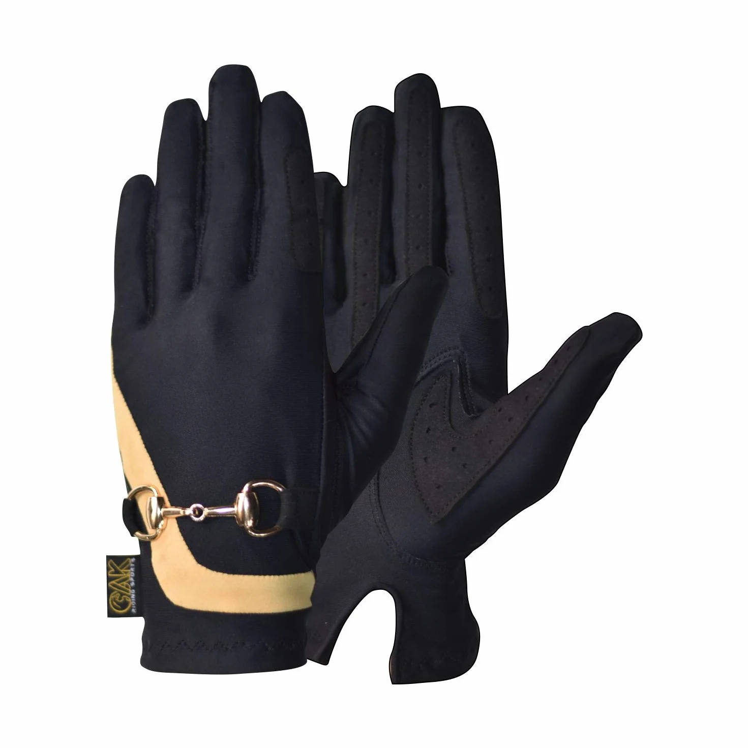 AK Gants d'équitation Gants d'équitation pour Femme avec chaîne d'embouts Gants de Course Horse Riding Gloves AKRS-6119