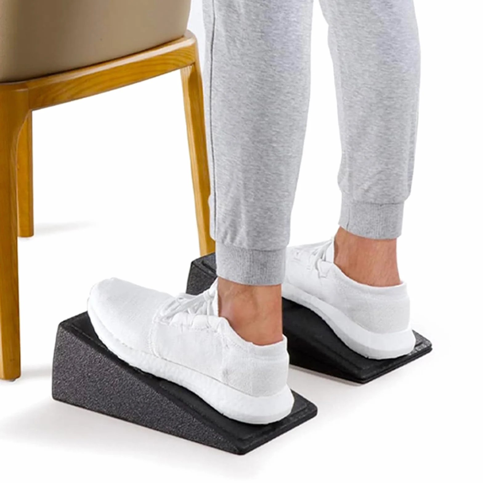 Lot de 3 cales inclinées en mousse pour squat, angles réglables
