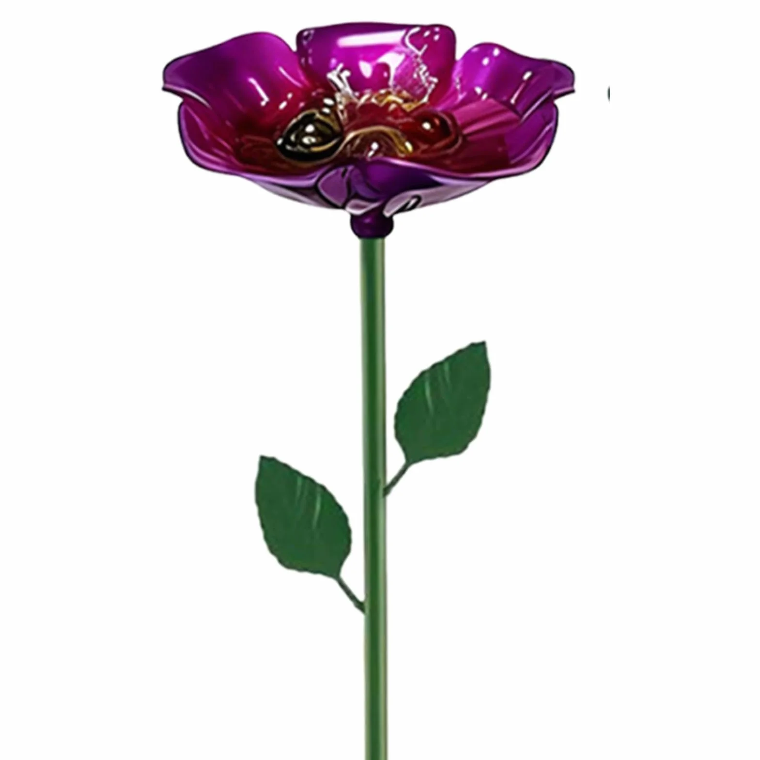 Distributeur d'eau pour abeille – Station potable d'extérieur en métal floral, lot de 4 plateaux d'hydratation pour pollinisateurs