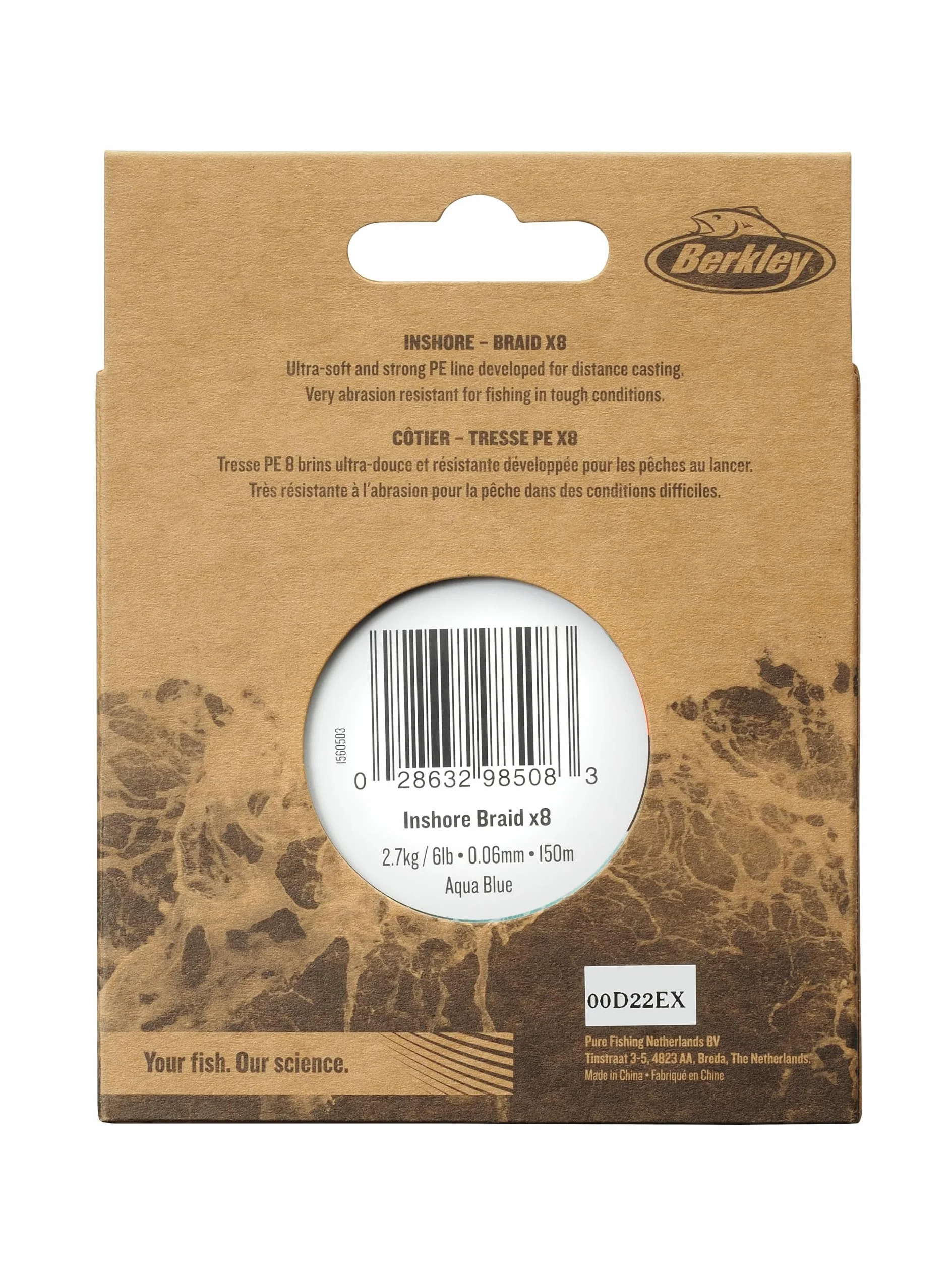 Berkley Nautil Inshore Ligne de pêche tressée