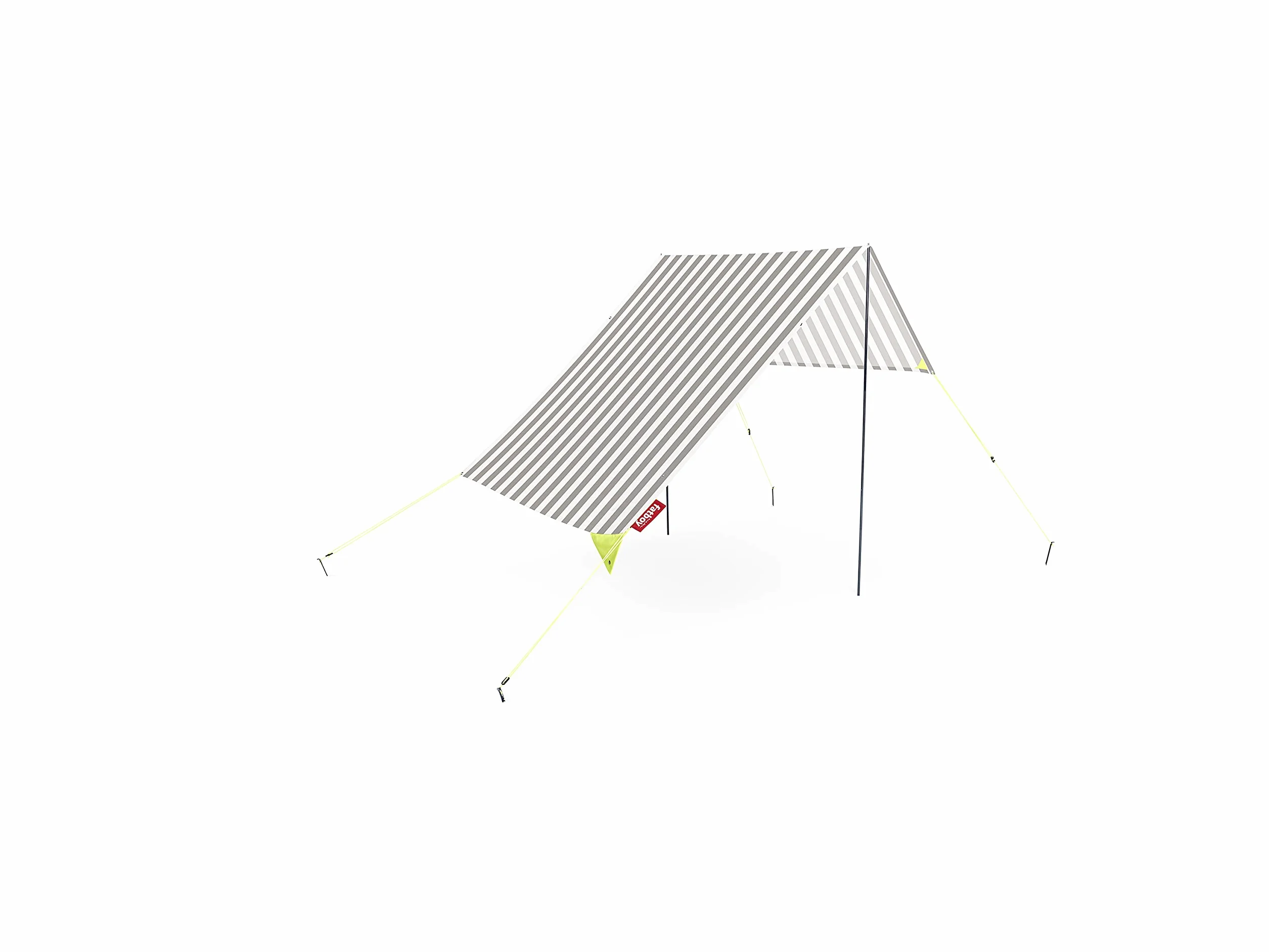 Fatboy Miasun Tente de Plage - Parasol Plage Portable Large avec Support - Tente Enfant - 3 Options d'Installation - Auvent avec Protection Solaire en Coton - 330 x 190 x 140 cm - Biarritz