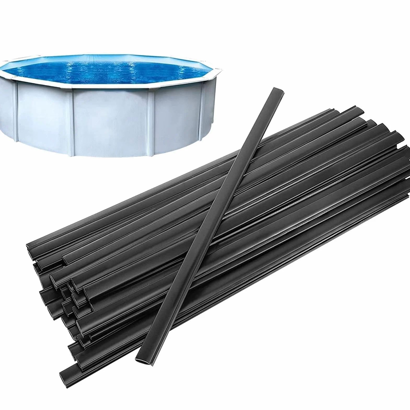 Clips de Toile de Piscine Hors Terre - Bandes de Couronnement de Remplacement