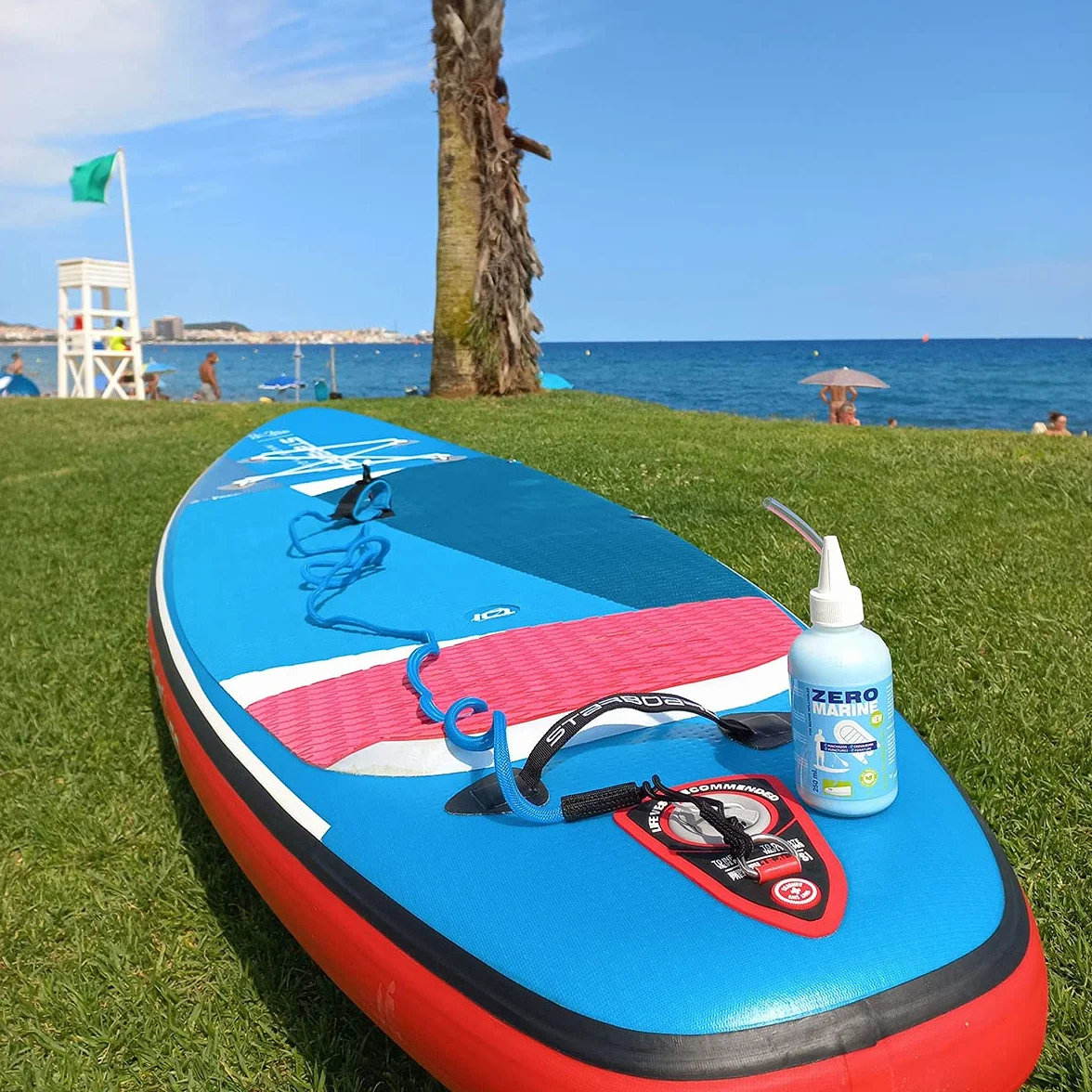 Zero Marine Mastic anti-crevaison pour planches de surf à pagaie, bateaux gonflables, adapté à tous les gonflables marins, fabriqué en latex naturel, idéal pour la location de planches de
