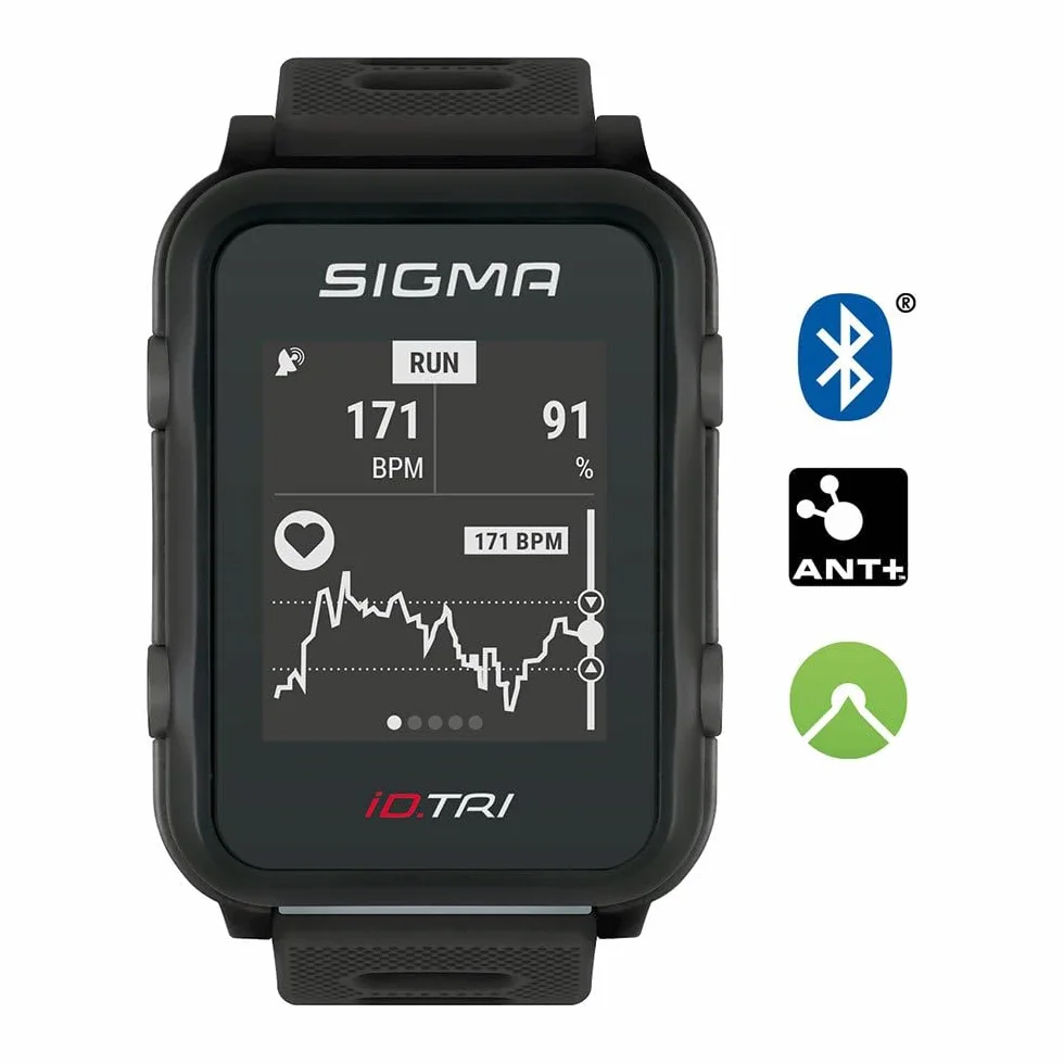 Montre de triathlon GPS iD.TRI avec navigation, notifications intelligentes, étanche, support vélo
