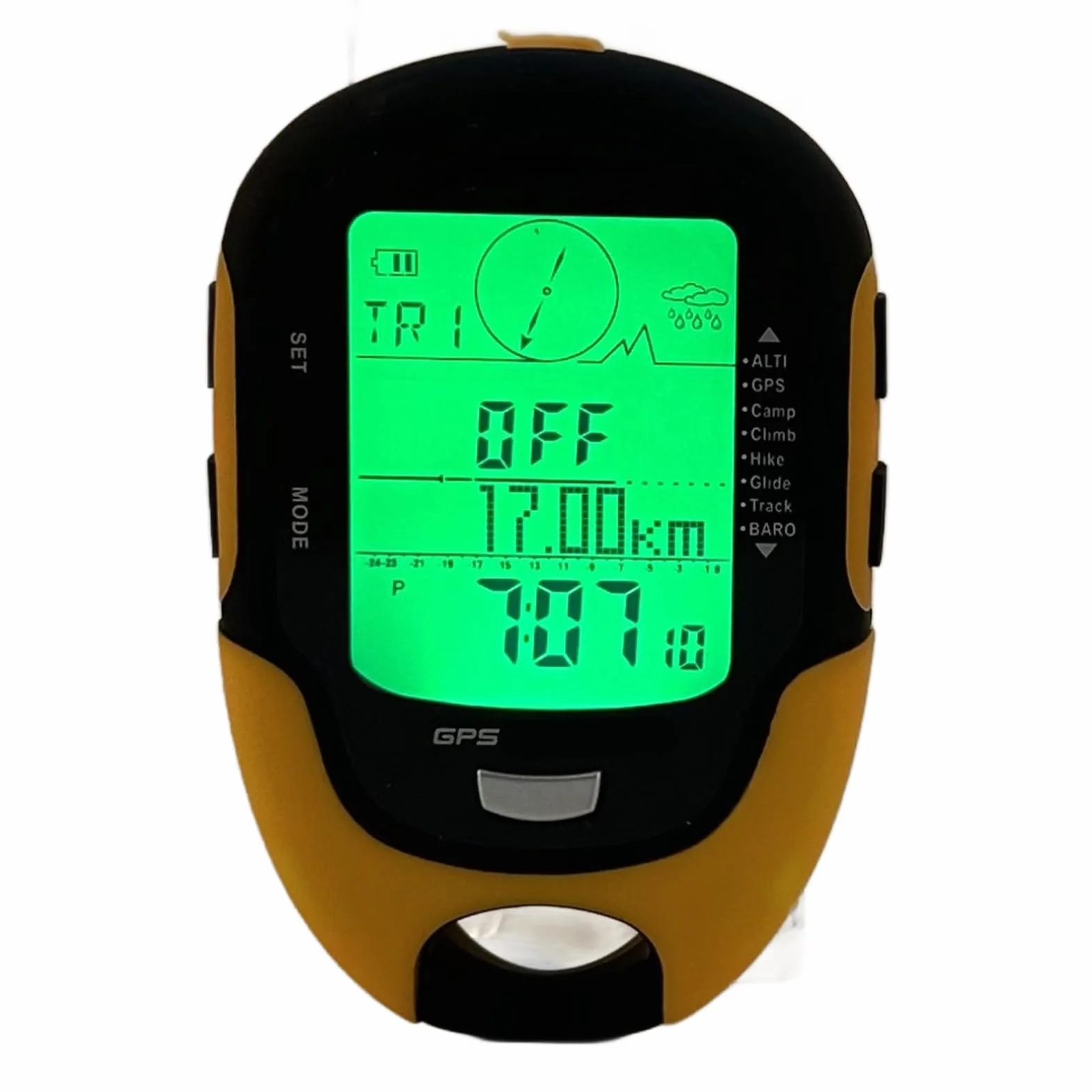Altimètre GPS Multifonctionnel FR510 Altimètre de Navigation GPS Extérieur Compas Instrument de Mesure de l'Humidité de la Température