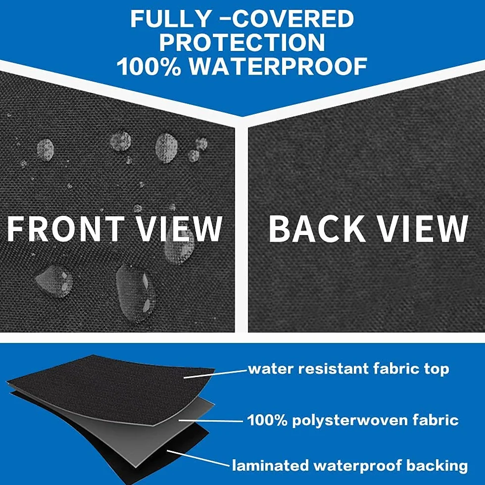 onlyfire Housse Rond pour Braseros 60-75 cm Bâche Protection Ø 76 cm Imperméable Anti-UV Couvercle Foyer Extérieur