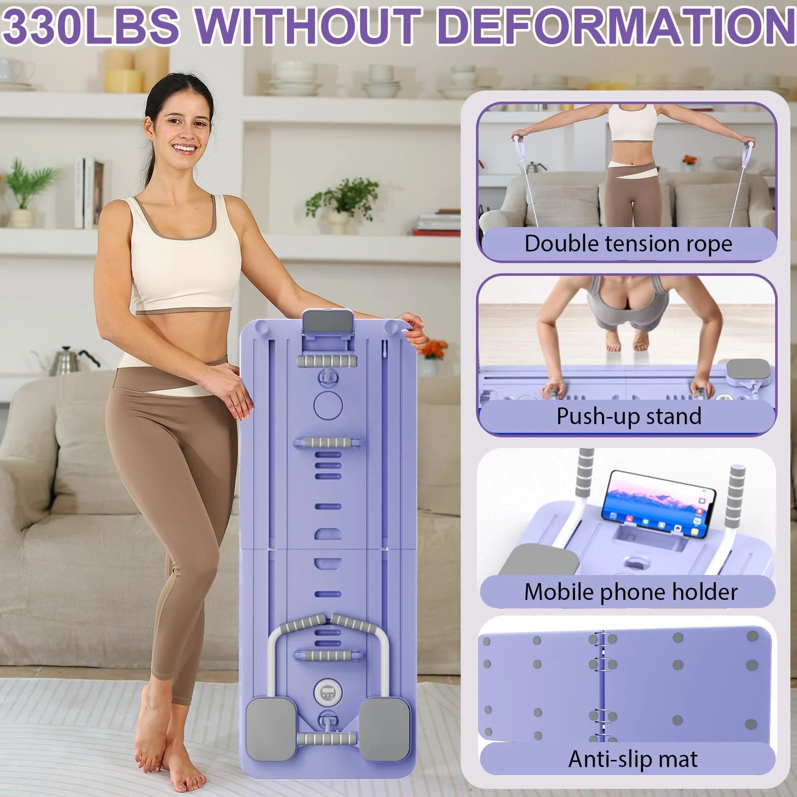 Pilates Reformer Machine Multifonction Planche Fitness 2025