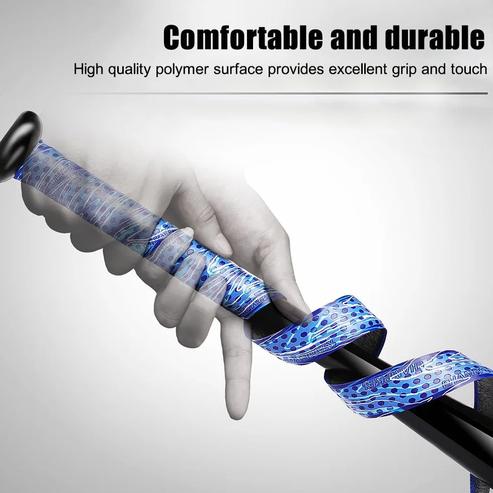DONGKER Bande de Poignée de Baseball,2 Pièces Bandes de Batte Souples et Absorbant Les Chocs de 1.75mm pour Les Anciennes Poignées de Baseball,Tennis,Softball,Hockey sur Glace