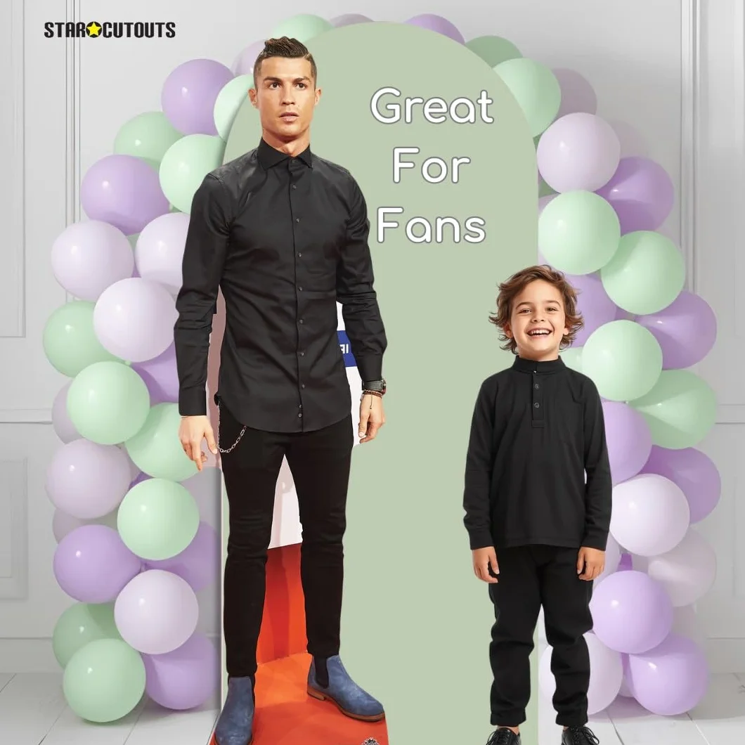 Cristiano Ronaldo Star découpes Carton découpé, Multicolore