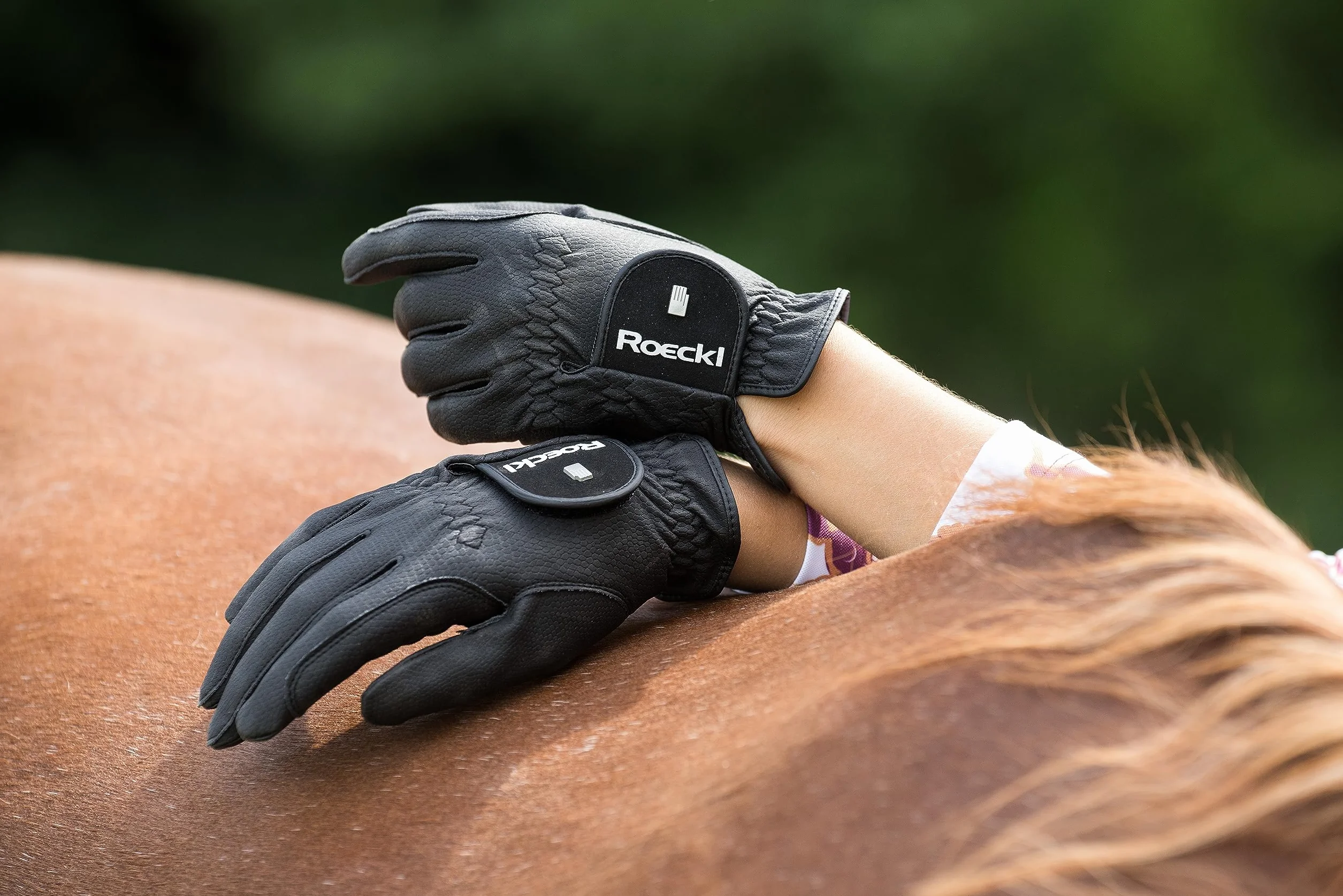 Roeckl Sports ROECK-Grip Pro Gants d'été Unisexes, Noirs, 7,5