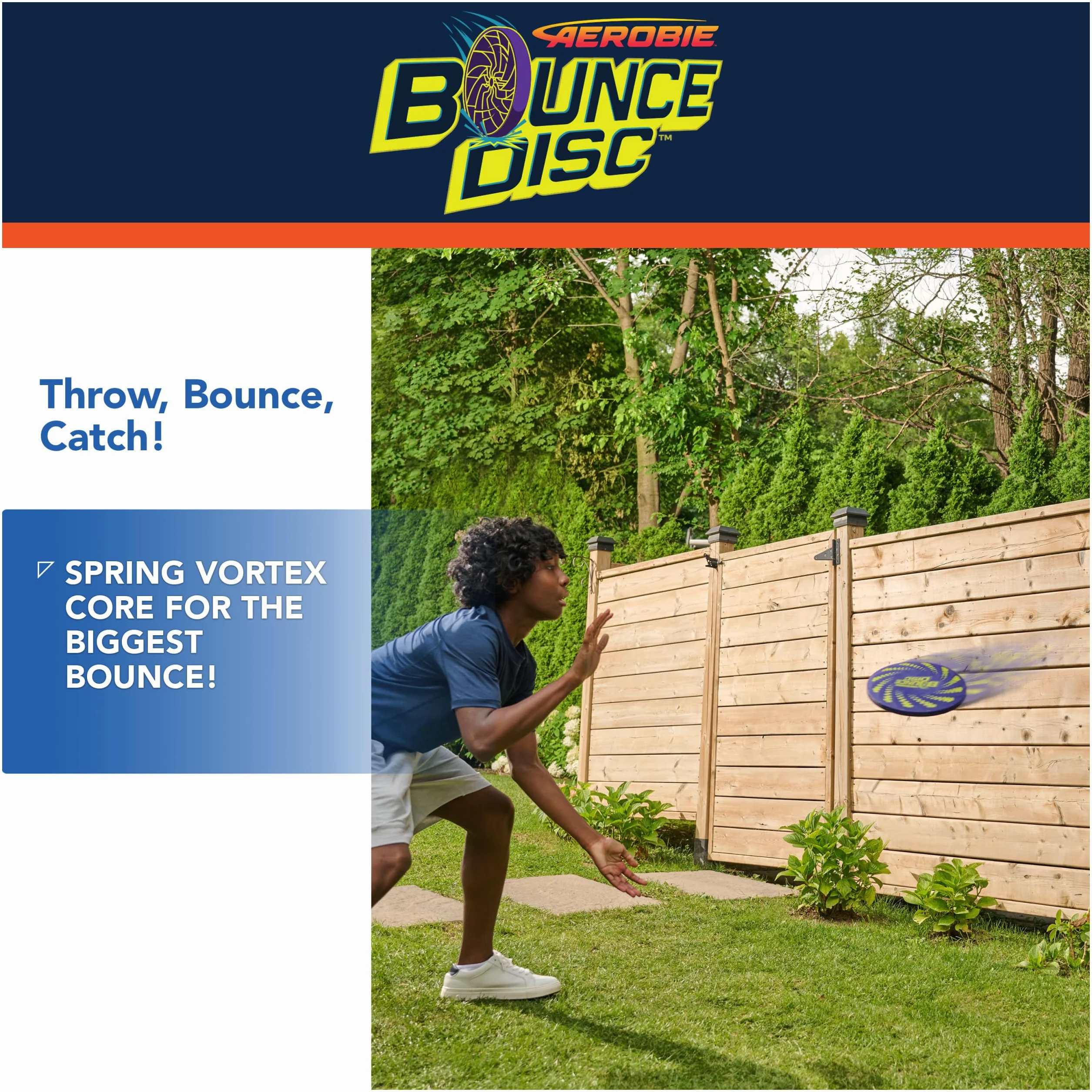 SwimWays Aerobie Disque de Rebond pour Enfants, Jouets de Jardin et Jeux de Plein air pour Adultes et familles à partir de 5 Ans