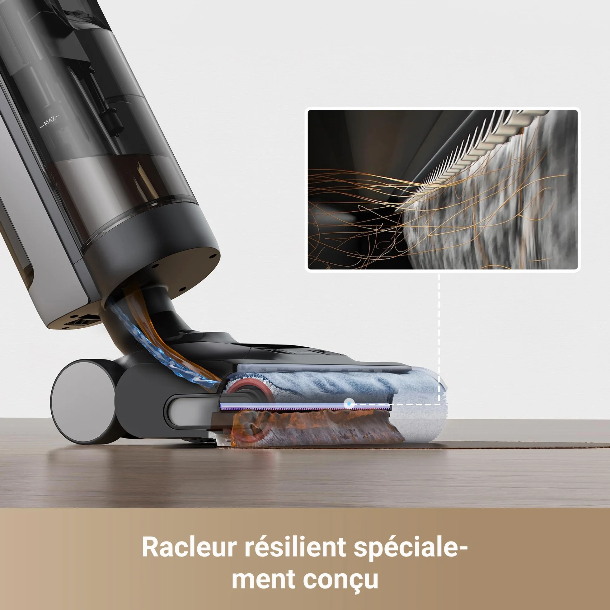 Dreame H12 Pro Ultra Aspirateur Laveur sans Fil 16000 Pa Brosse 2 Bords