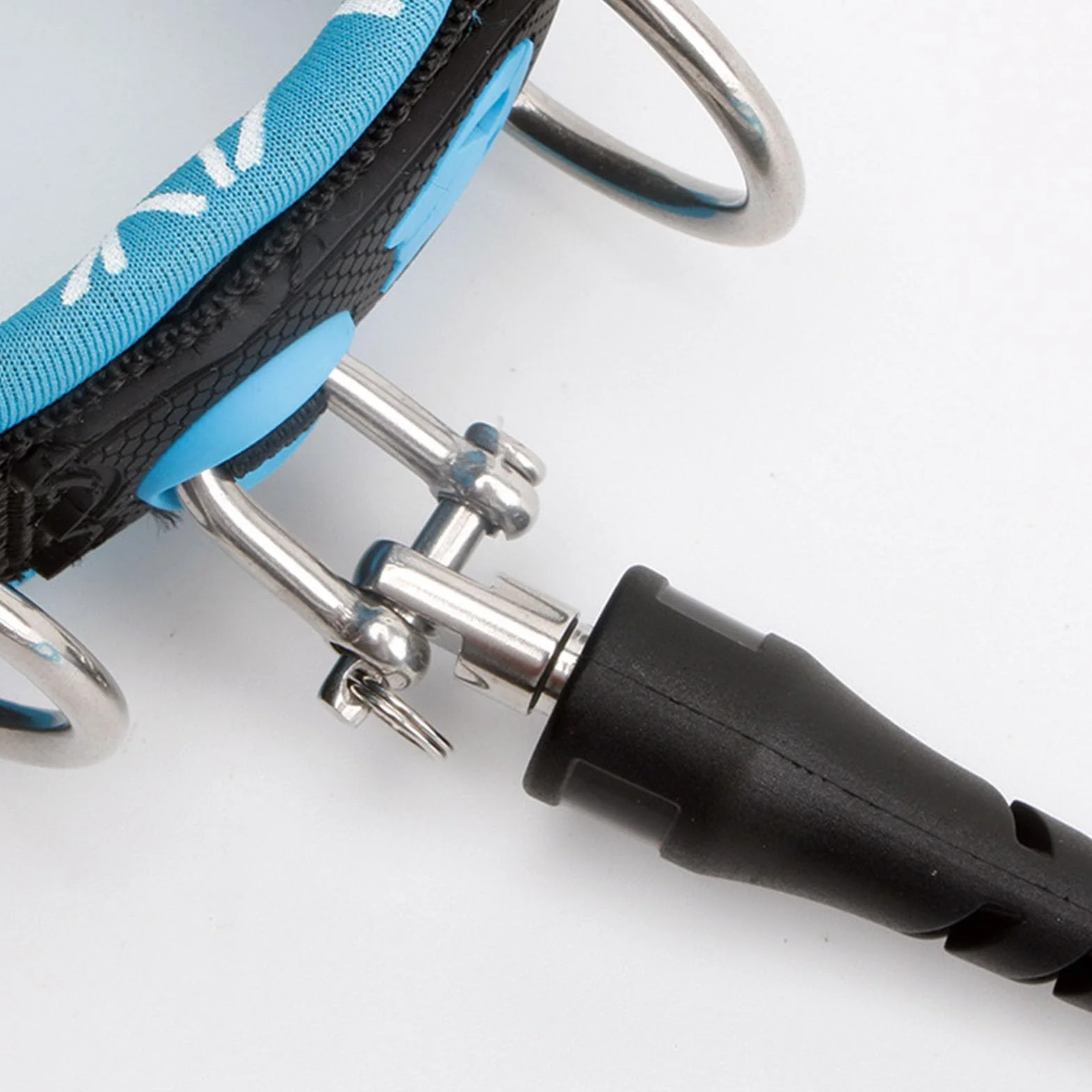 Corde de plongée sous-marine, longe de sécurité pour apnée, Corde anti-perte d'apnée, Corde de plongée élastique Anti-perte de fil d'acier inoxydable intégré pour l'entraînement en haute mer