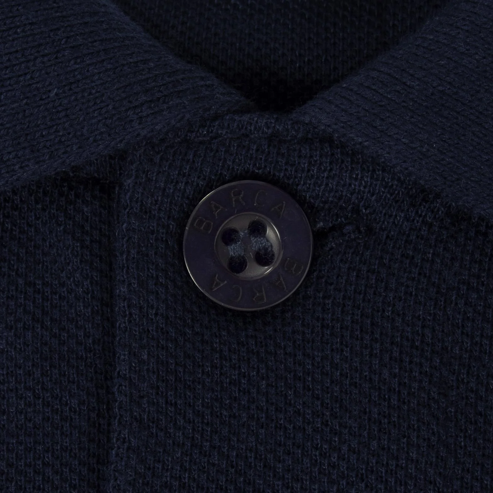 FC Barcelone Officiel - Polo de Football pour Homme - avec Blason Officiel - Bleu Marine