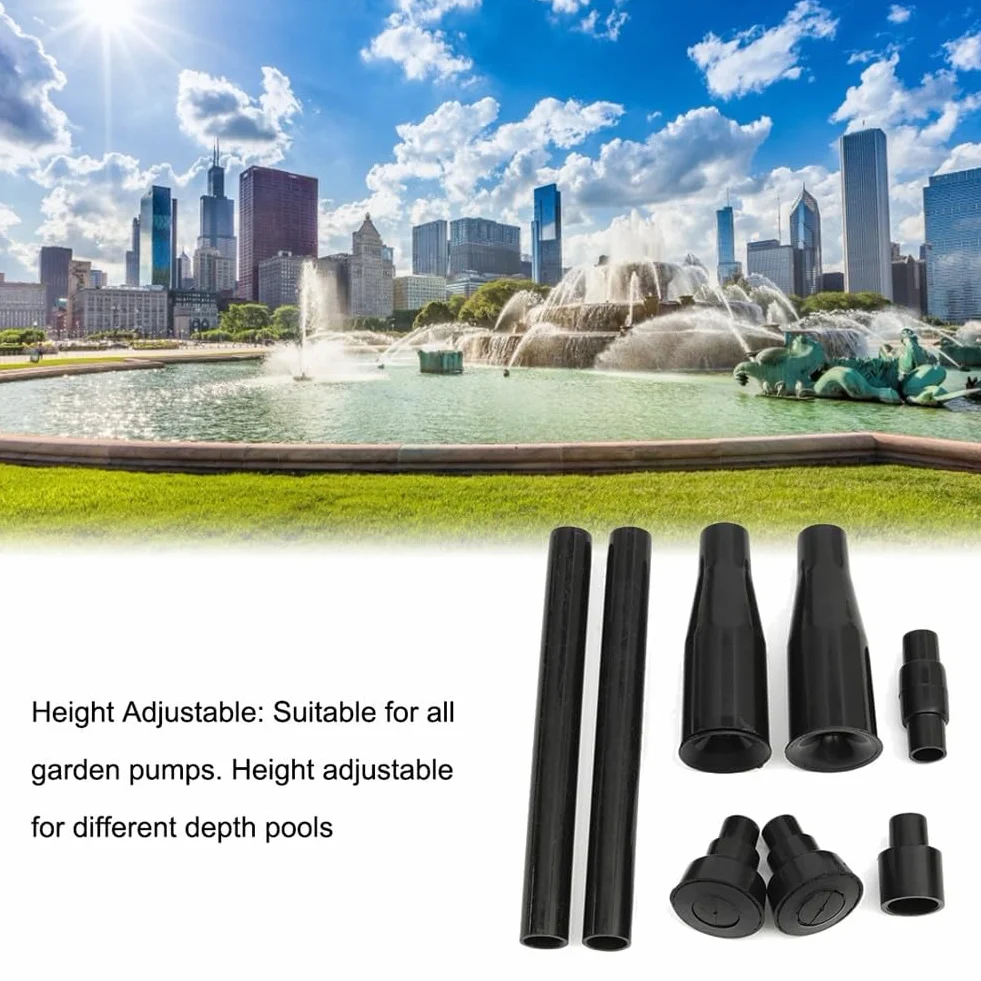 Ensemble De Buses Pour Fontaine Kit 8 Buses Bassins Jardin Accessoires Jets D'eau Décoratifs