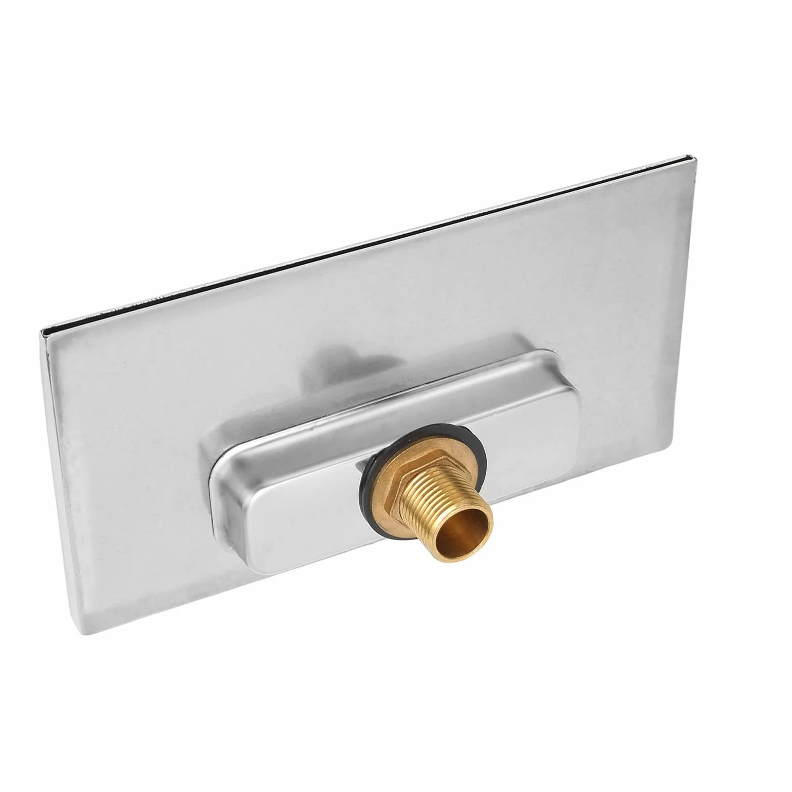 Yosoo Health Gear Bec Cascade de Baignoire, Filetage Extérieur G1/2, Argenté, Fixation Murale